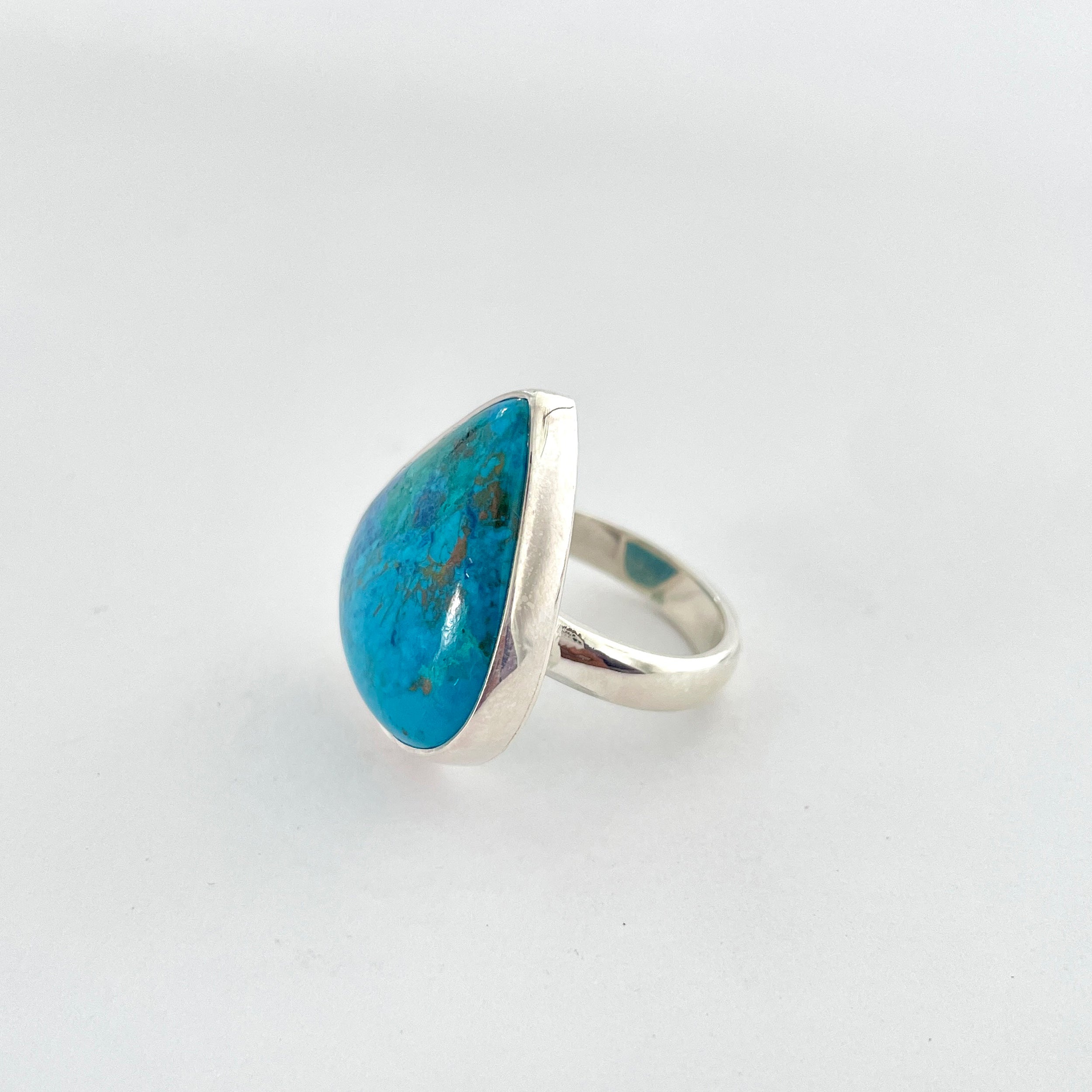 Shattuckite Ring-(STK-2-24)