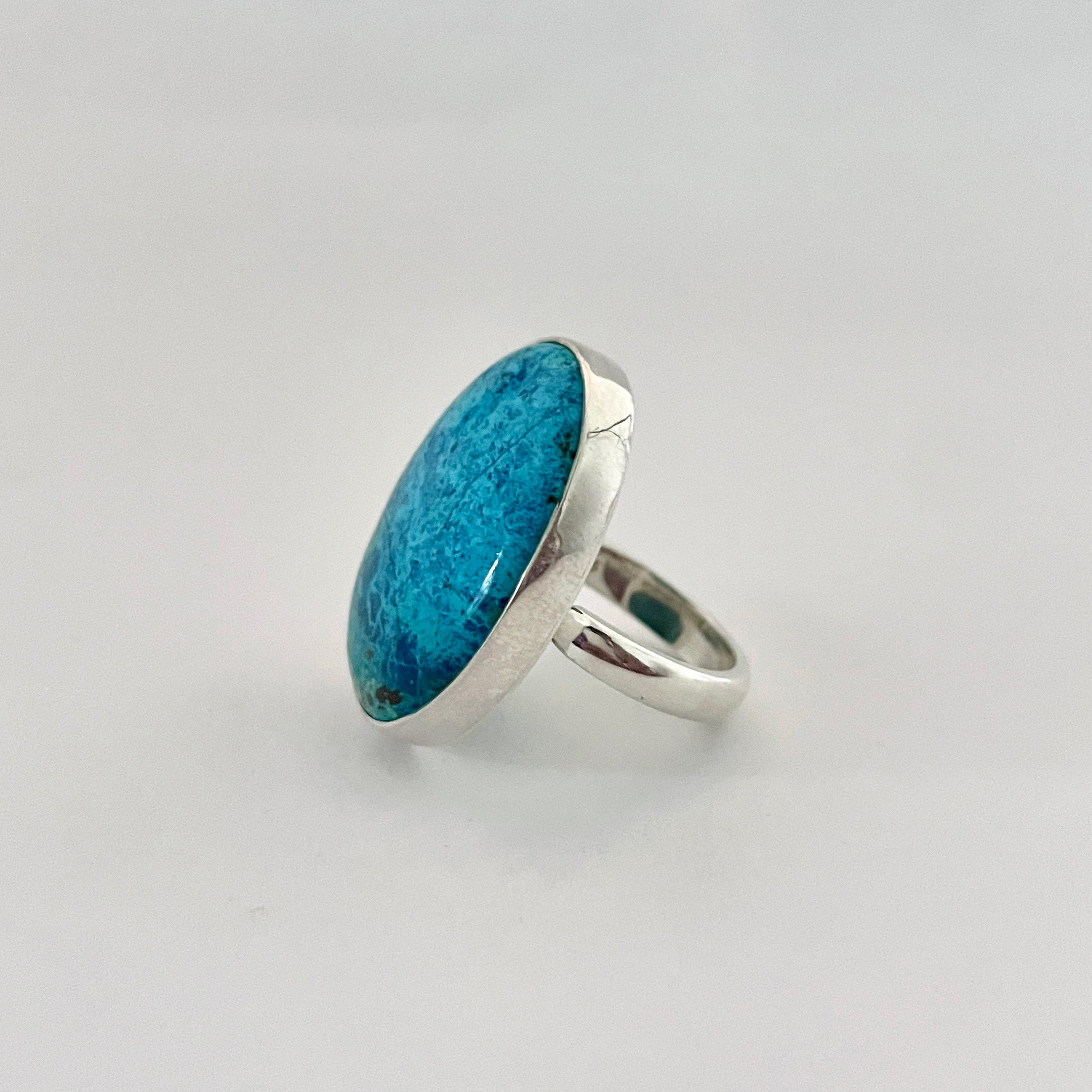Shattuckite Ring-(STK-2-28)