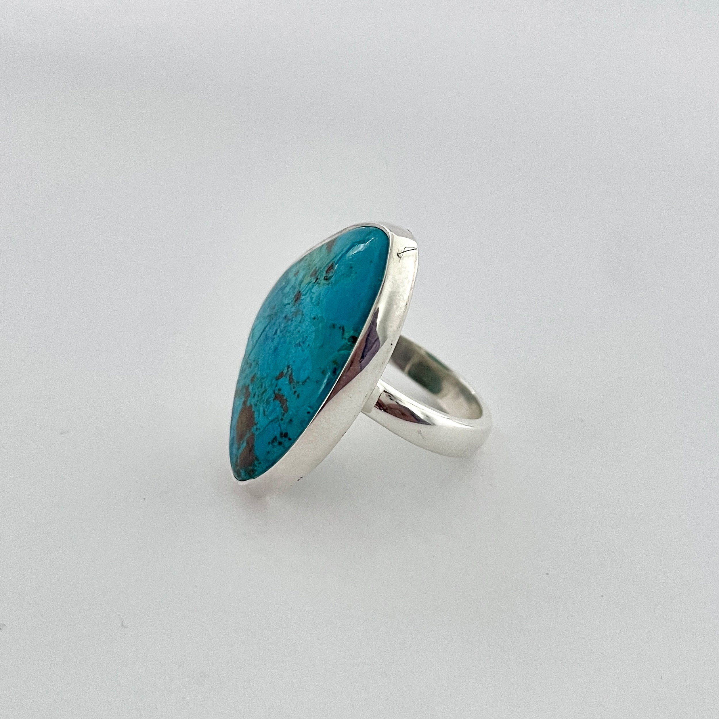 Shattuckite Ring-(STK-2-29)
