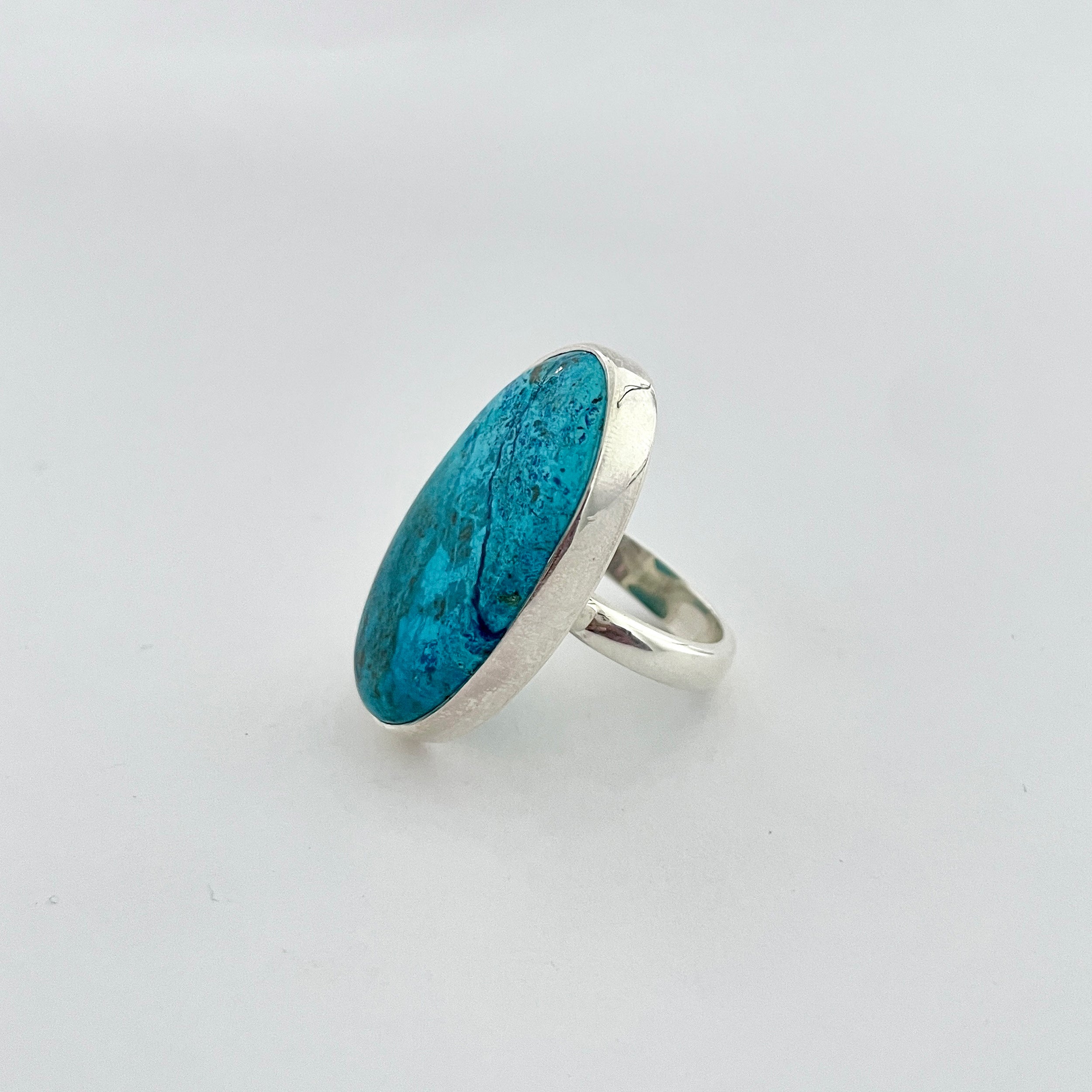 Shattuckite Ring-(STK-2-3)