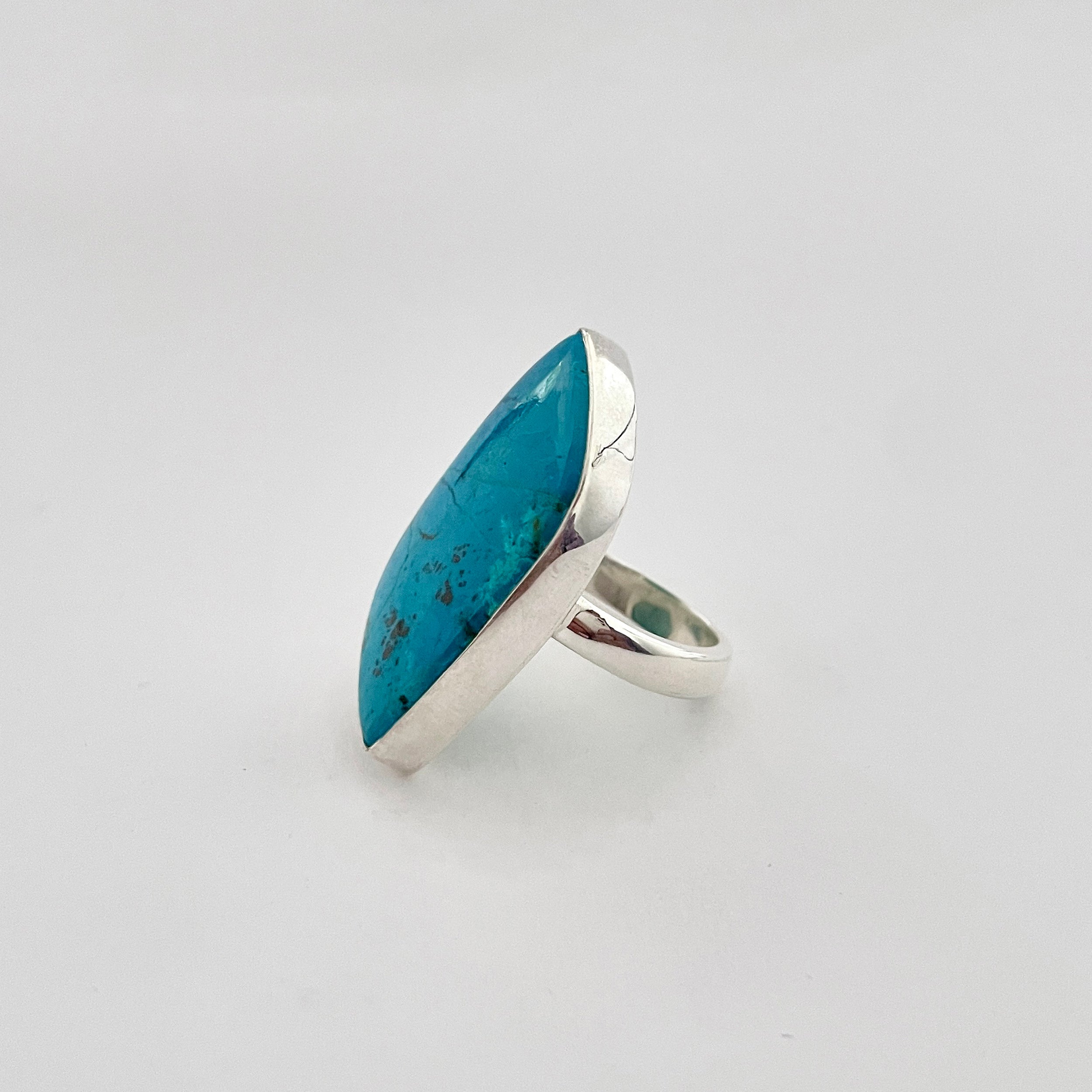 Shattuckite Ring-(STK-2-32)