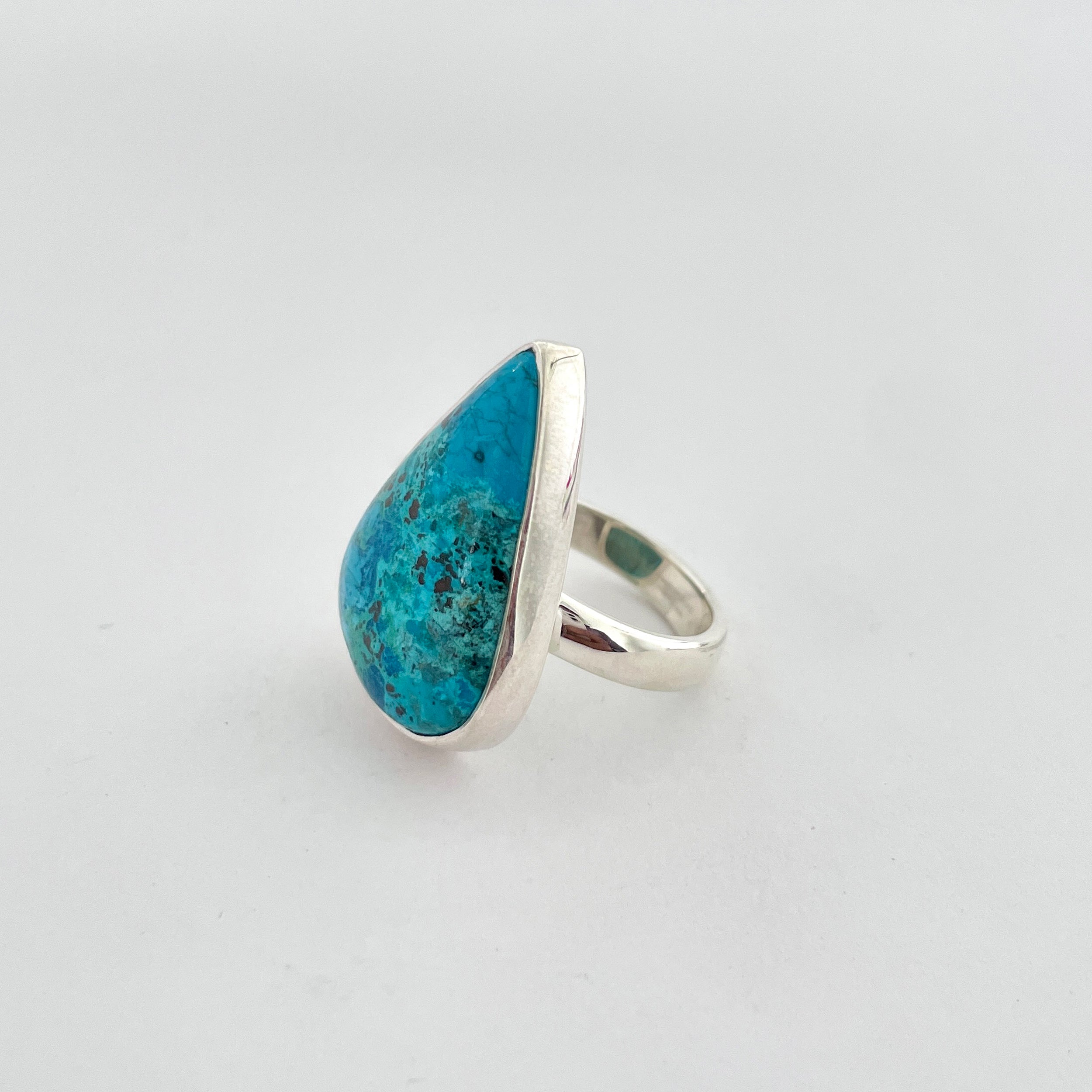 Shattuckite Ring-(STK-2-33)