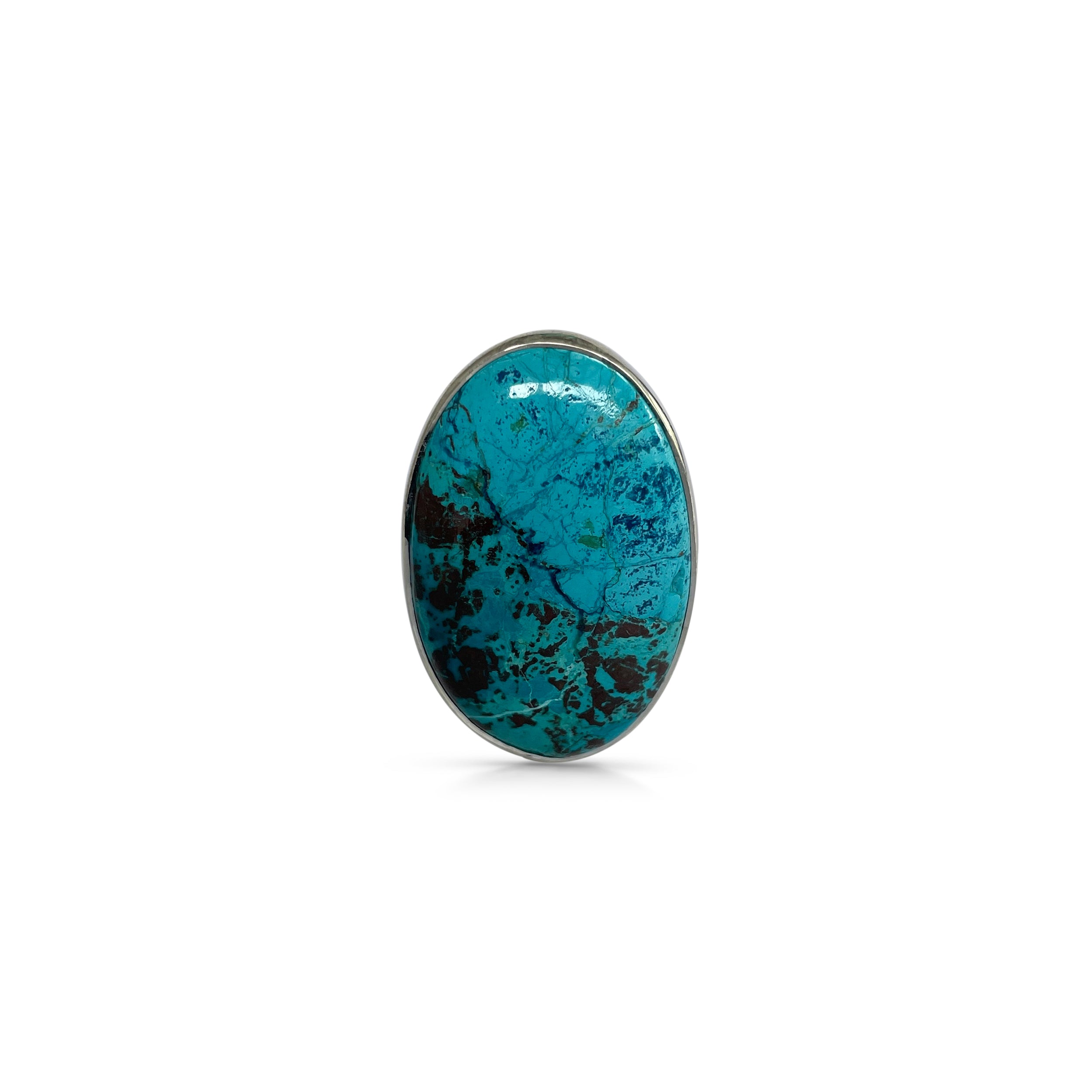 Shattuckite Ring-(STK-2-36)