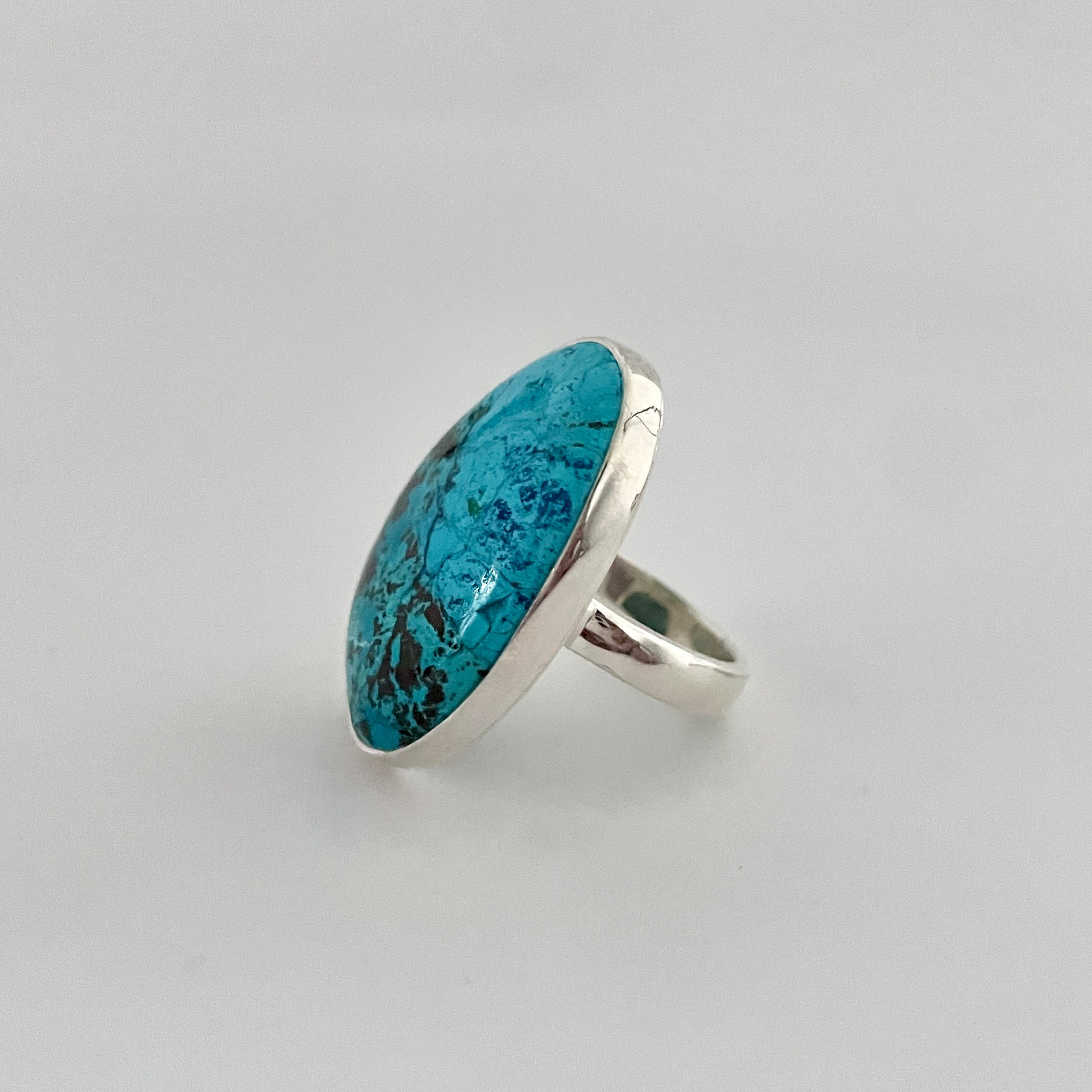 Shattuckite Ring-(STK-2-36)