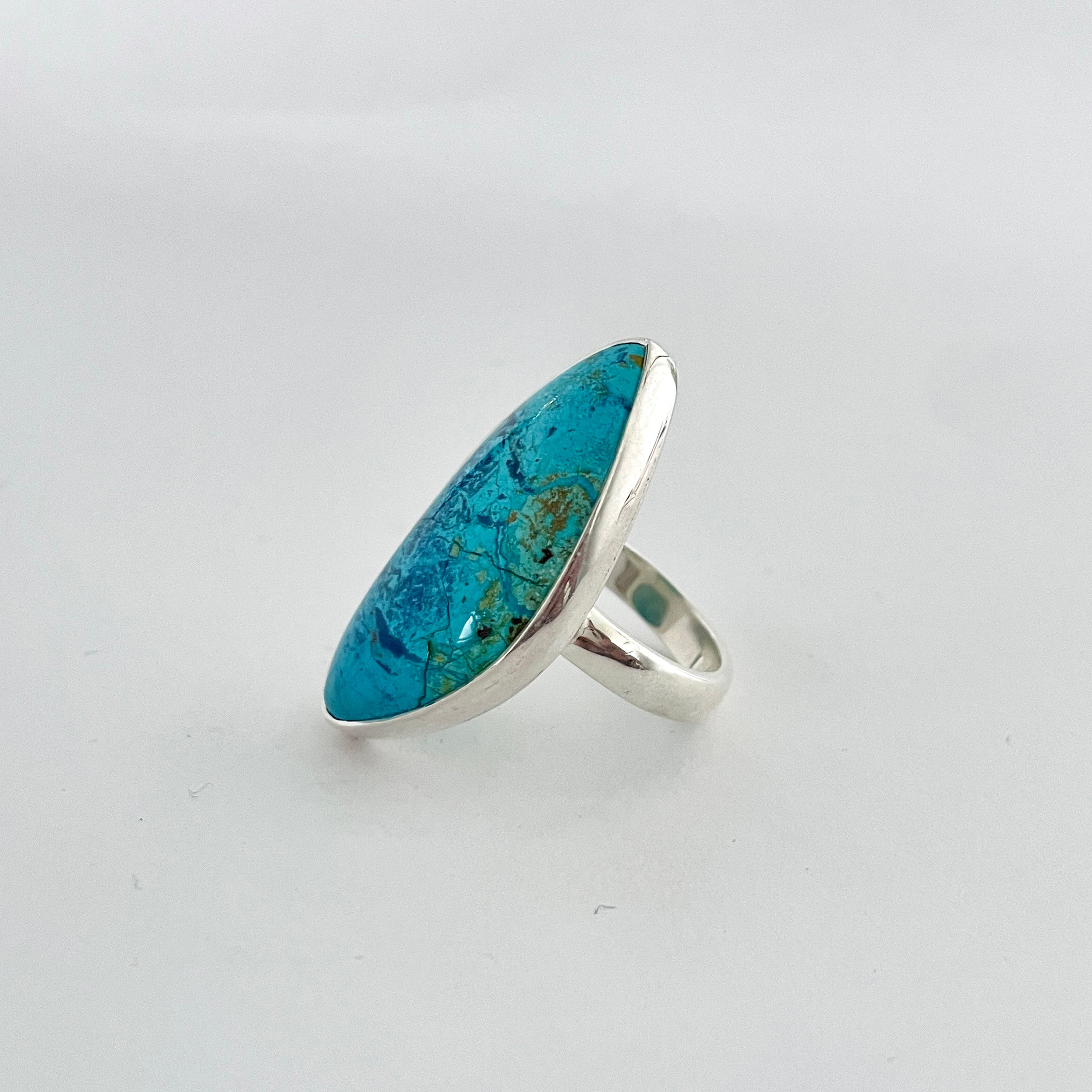 Shattuckite Ring-(STK-2-38)