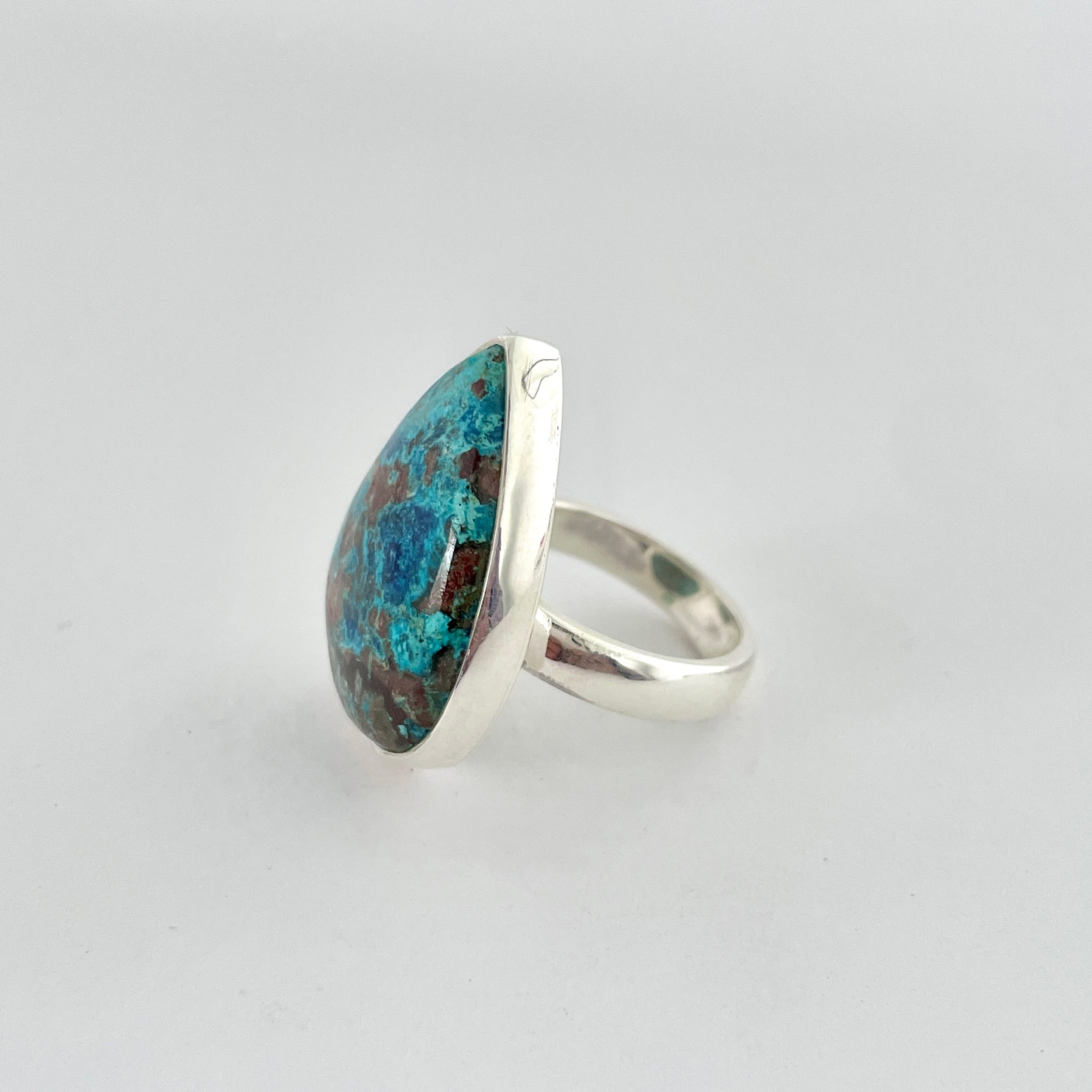 Shattuckite Ring-(STK-2-39)