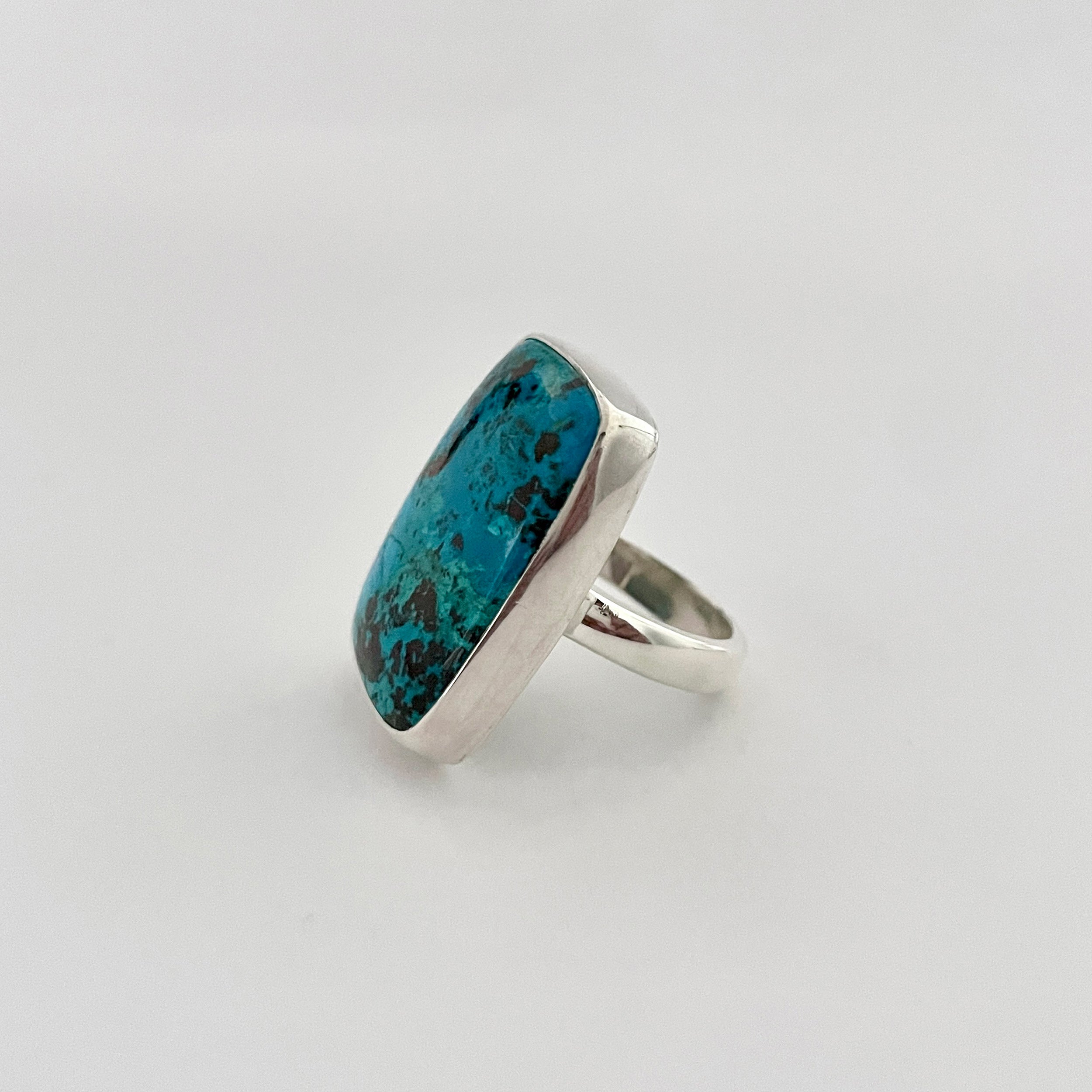 Shattuckite Ring-(STK-2-4)