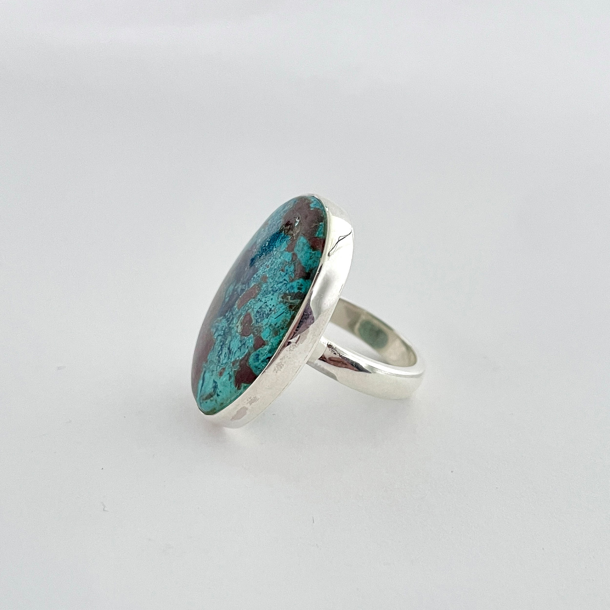 Shattuckite Ring-(STK-2-40)