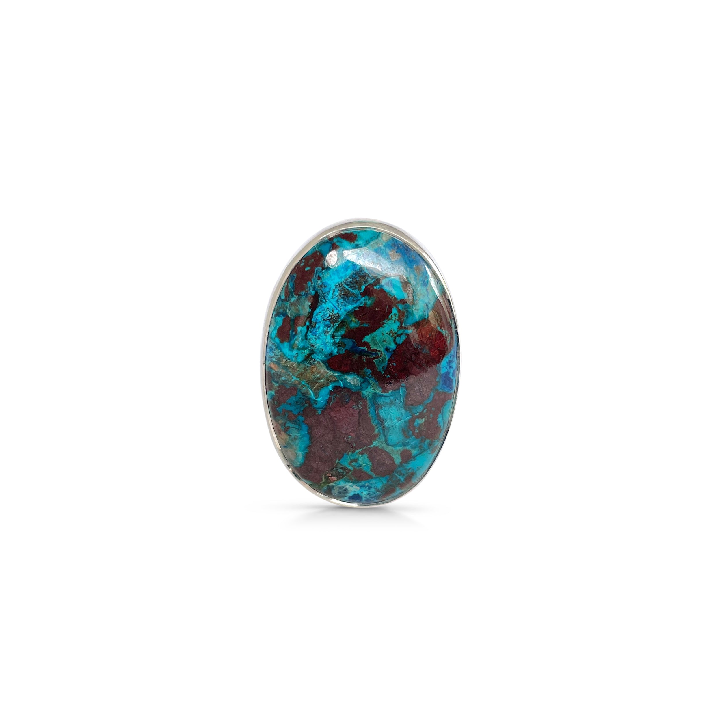 Shattuckite Ring-(STK-2-43)