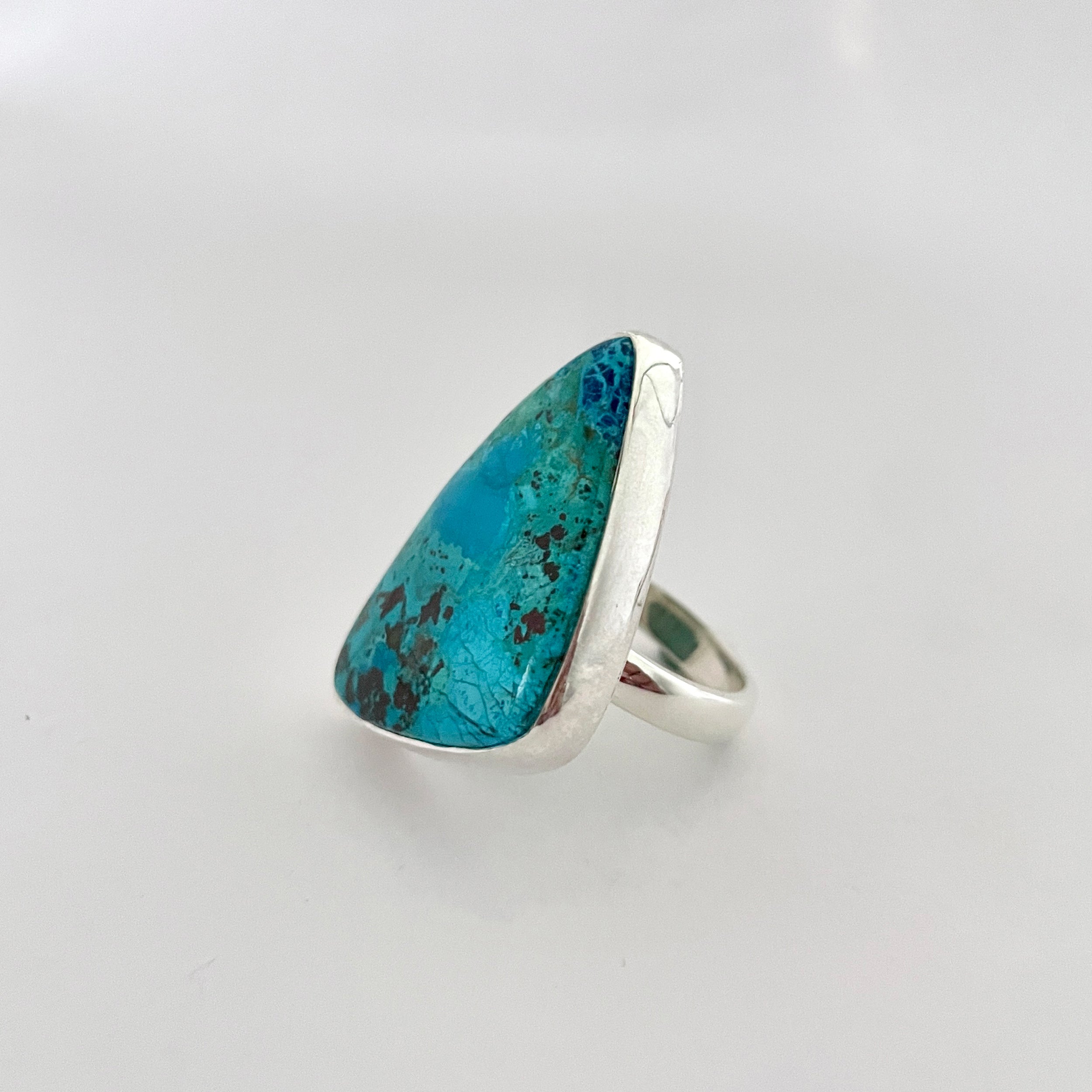 Shattuckite Ring-(STK-2-52)