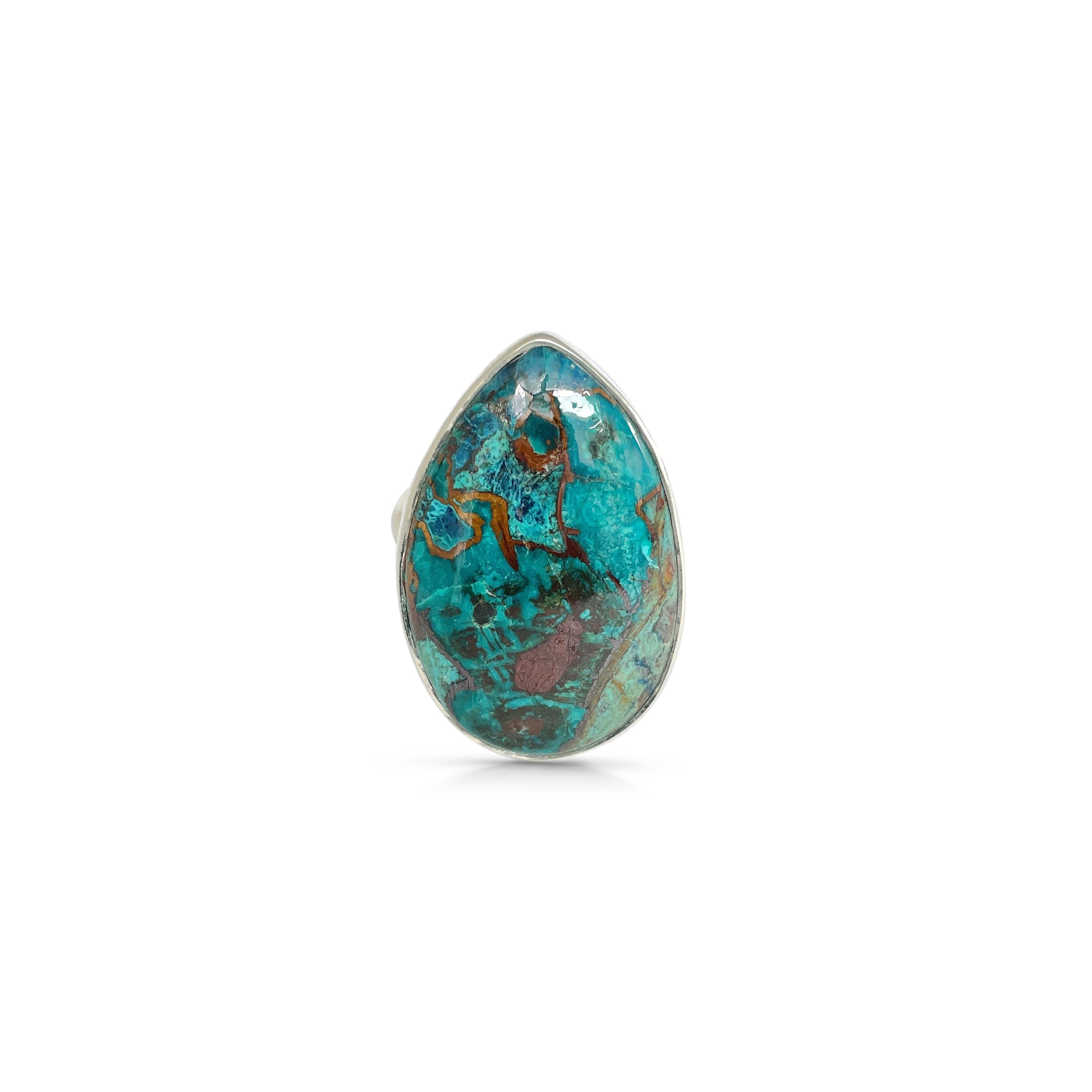 Shattuckite Ring-(STK-2-54)