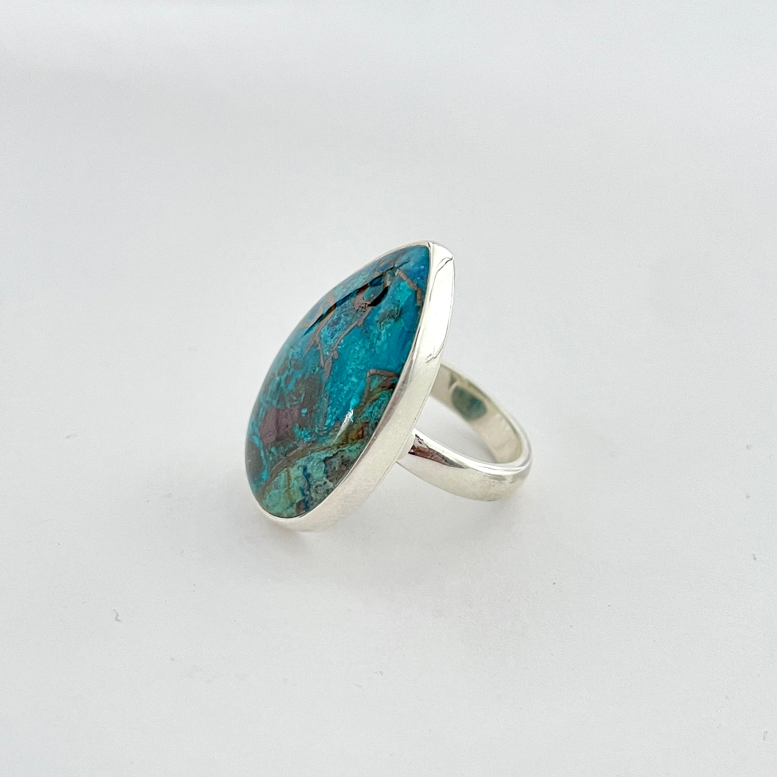 Shattuckite Ring-(STK-2-54)