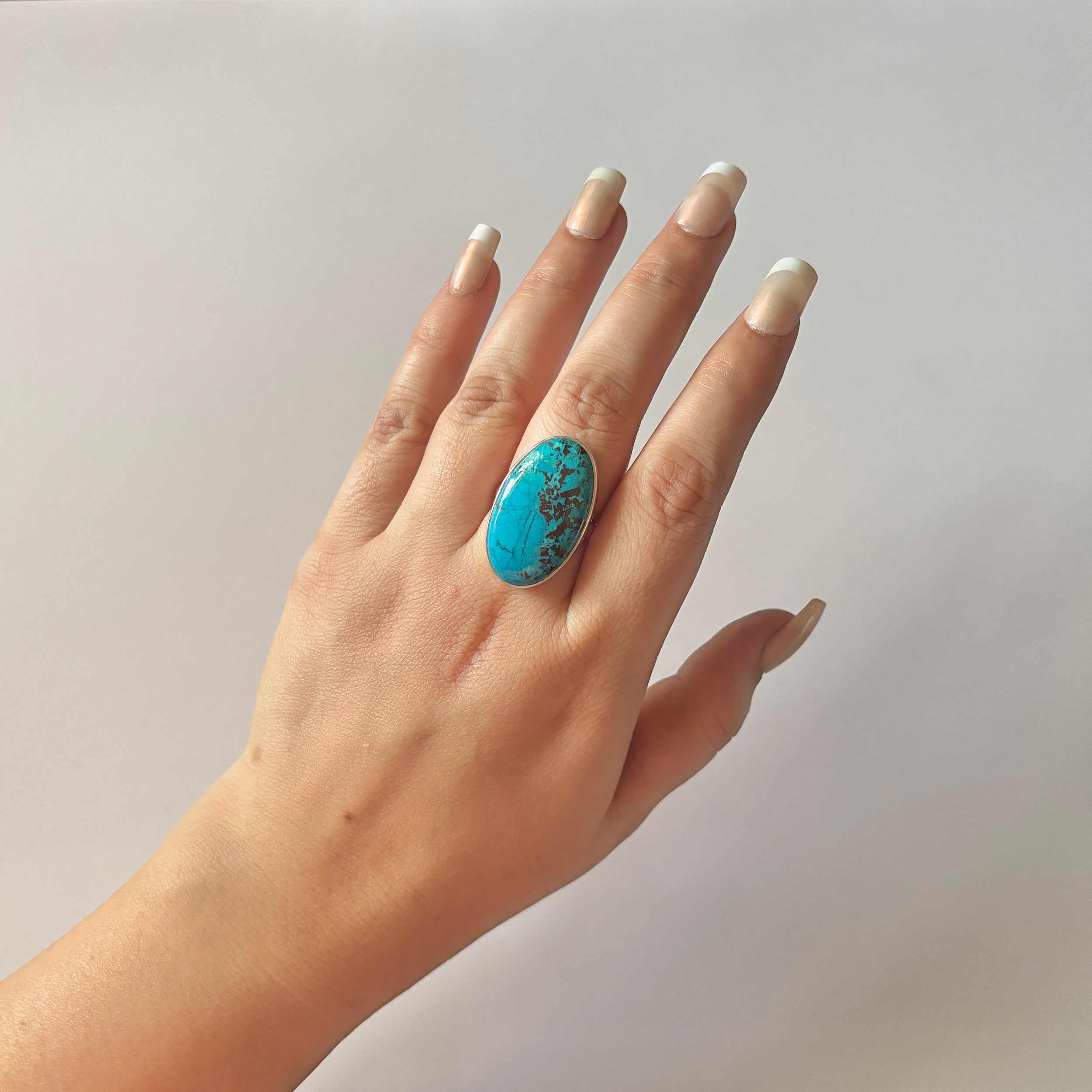 Shattuckite Ring-(STK-2-6)