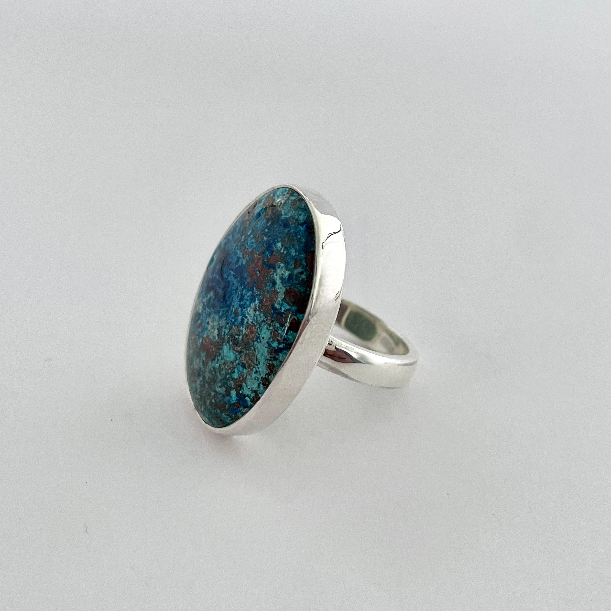 Shattuckite Ring-(STK-2-63)