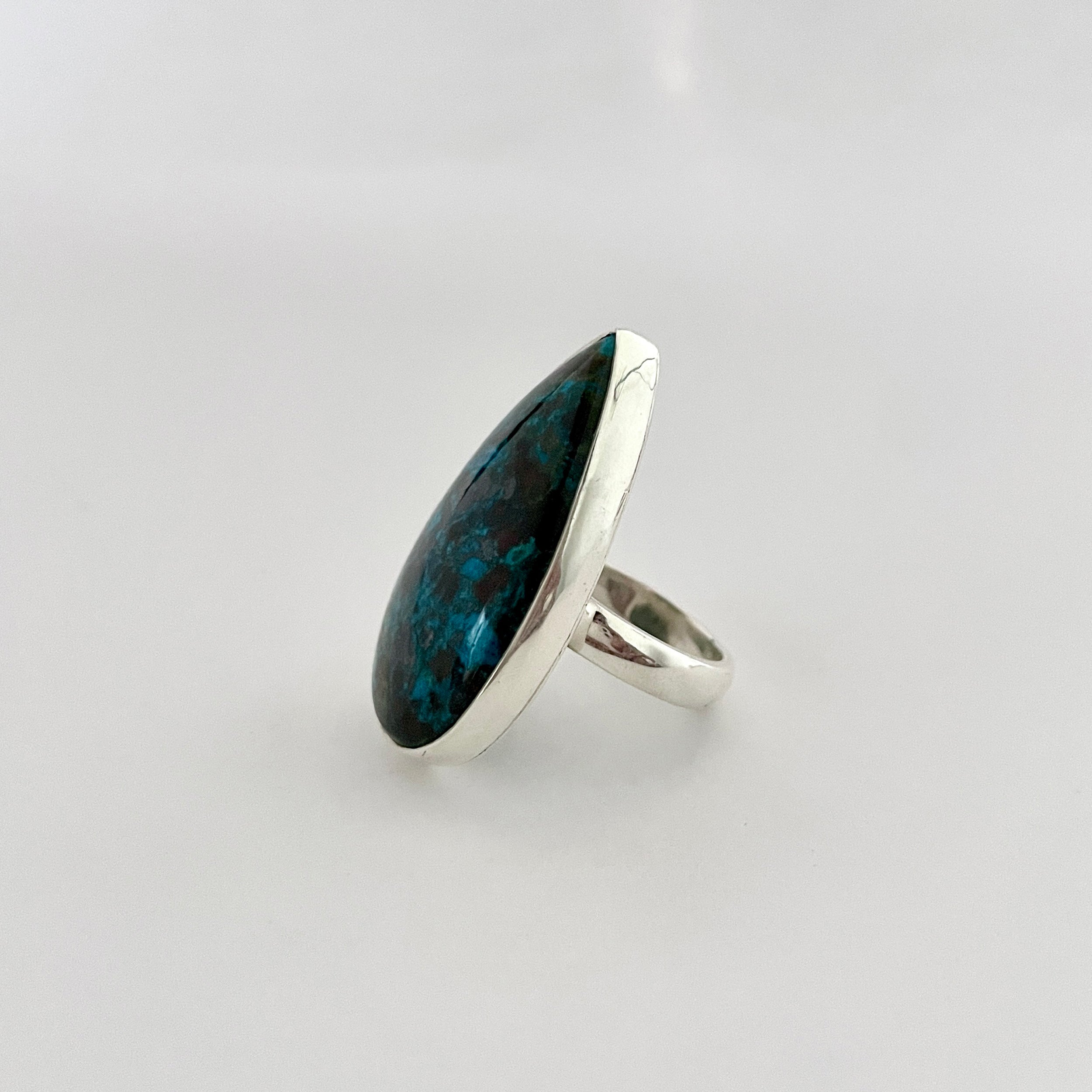 Shattuckite Ring-(STK-2-71)