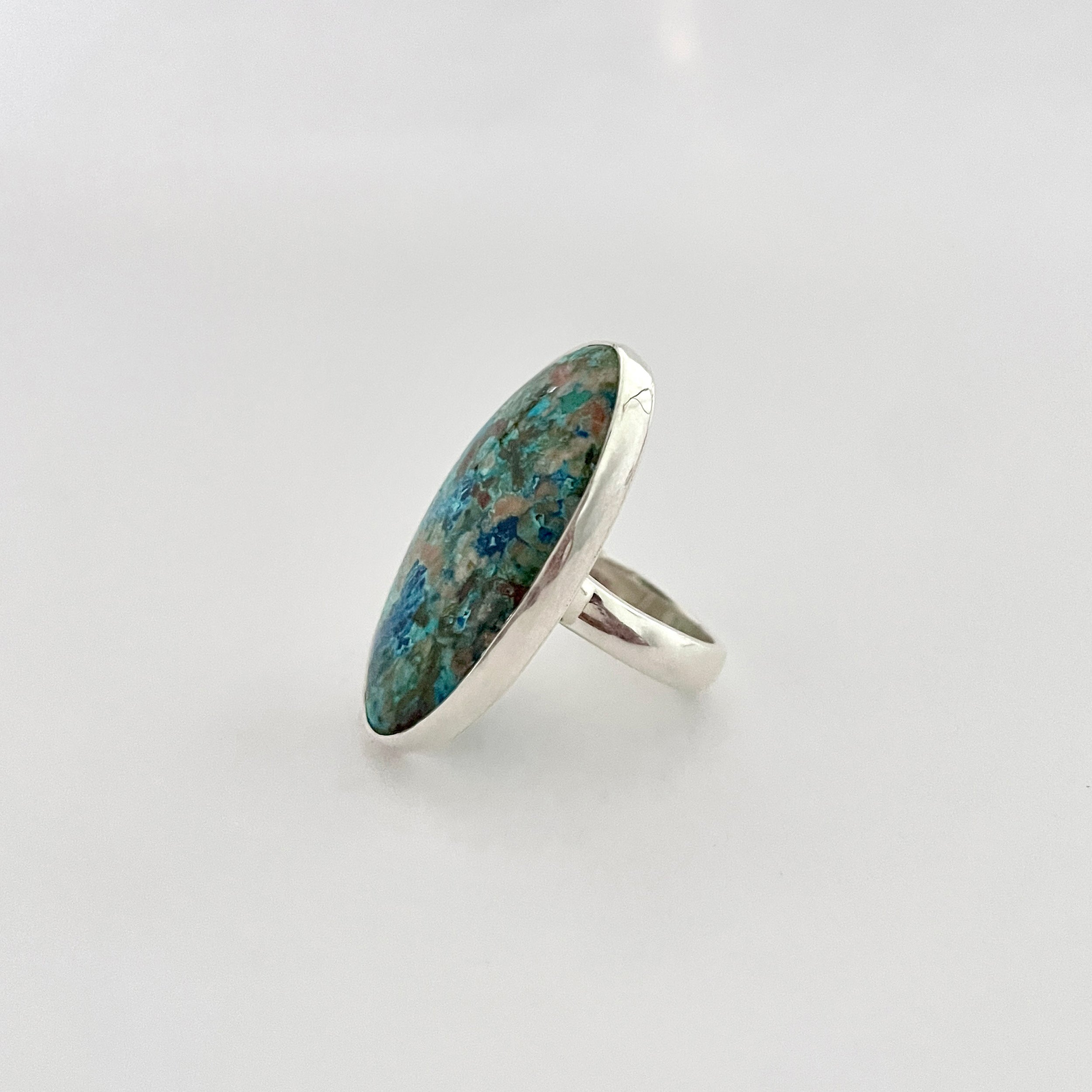 Shattuckite Ring-(STK-2-74)