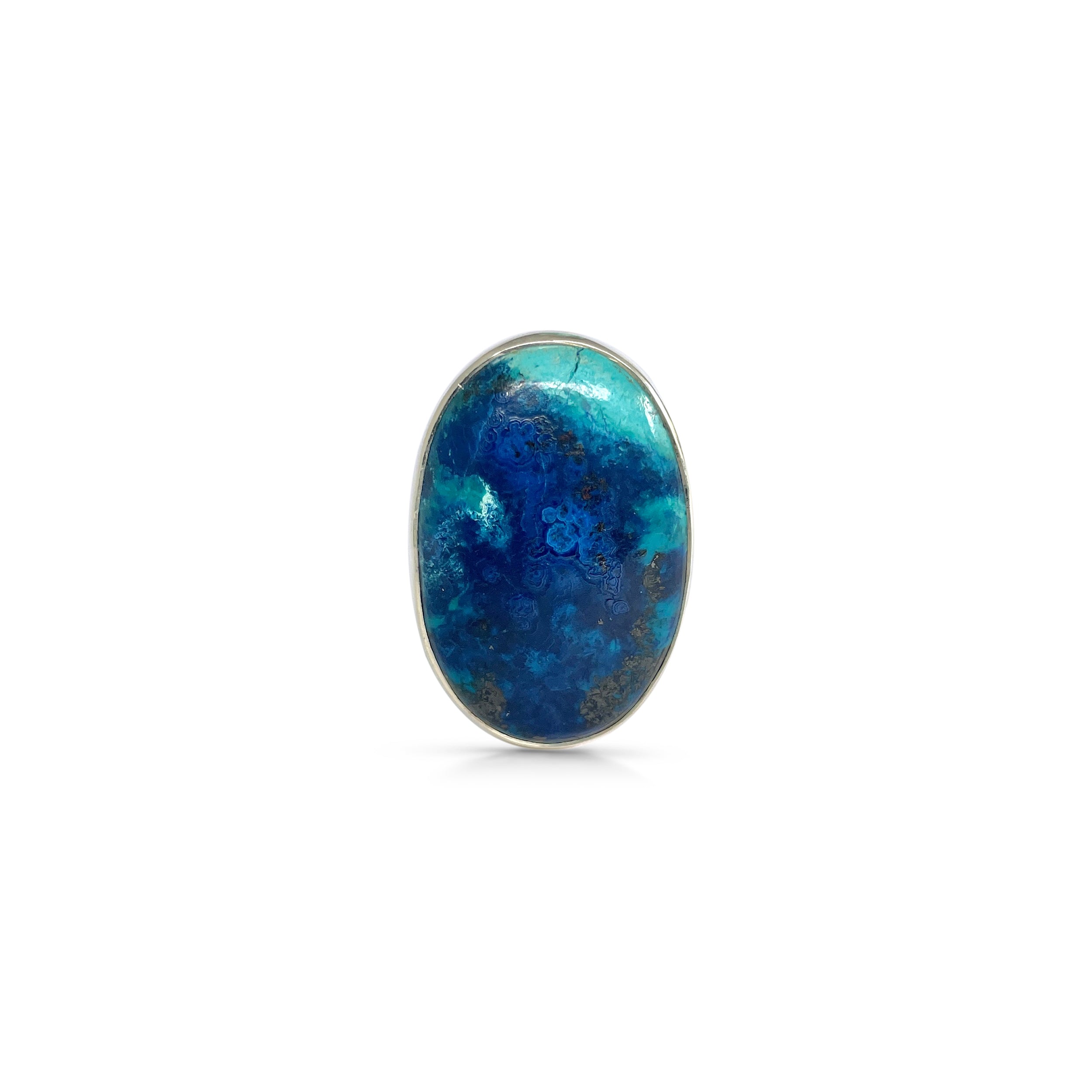 Shattuckite Ring-(STK-2-77)