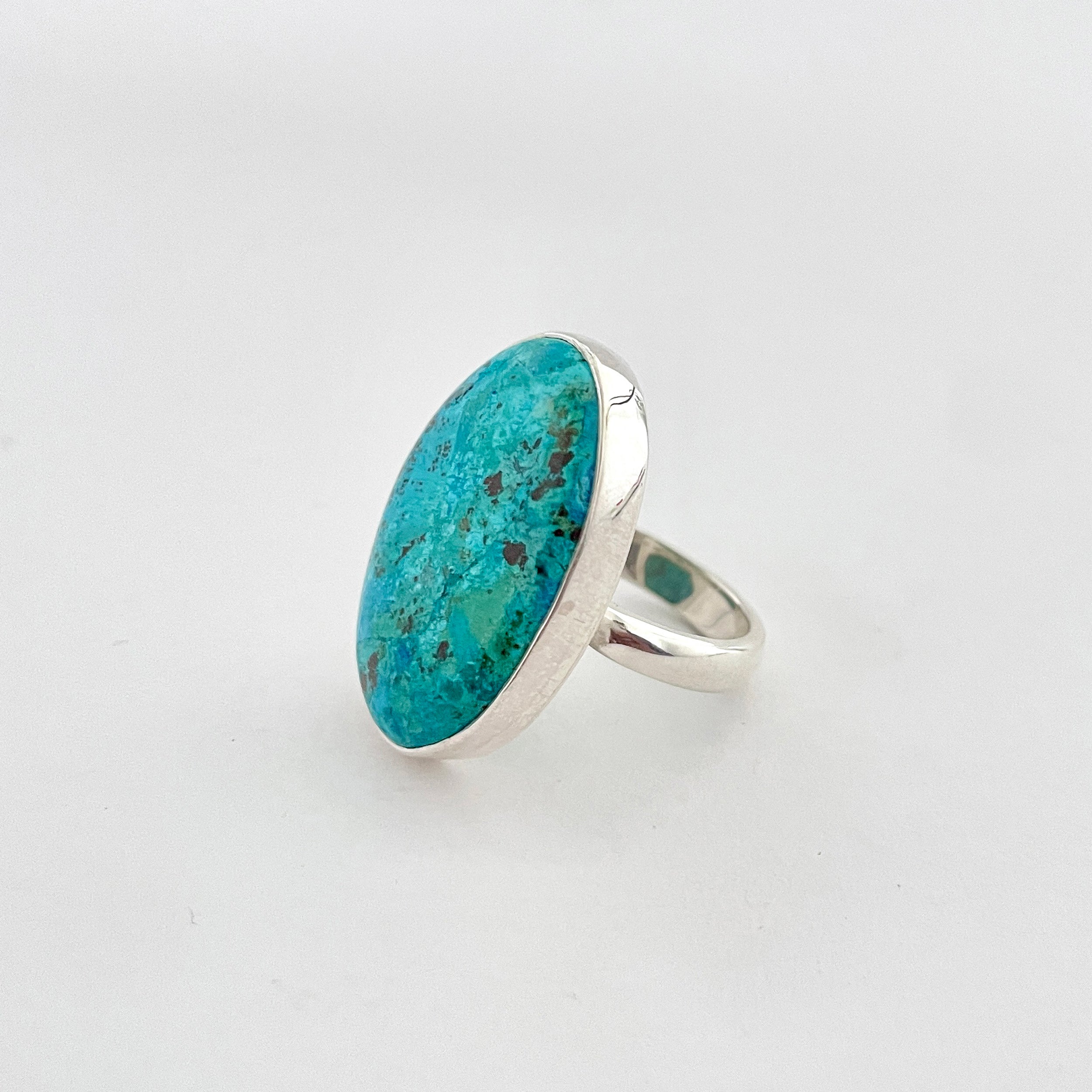 Shattuckite Ring-(STK-2-8)