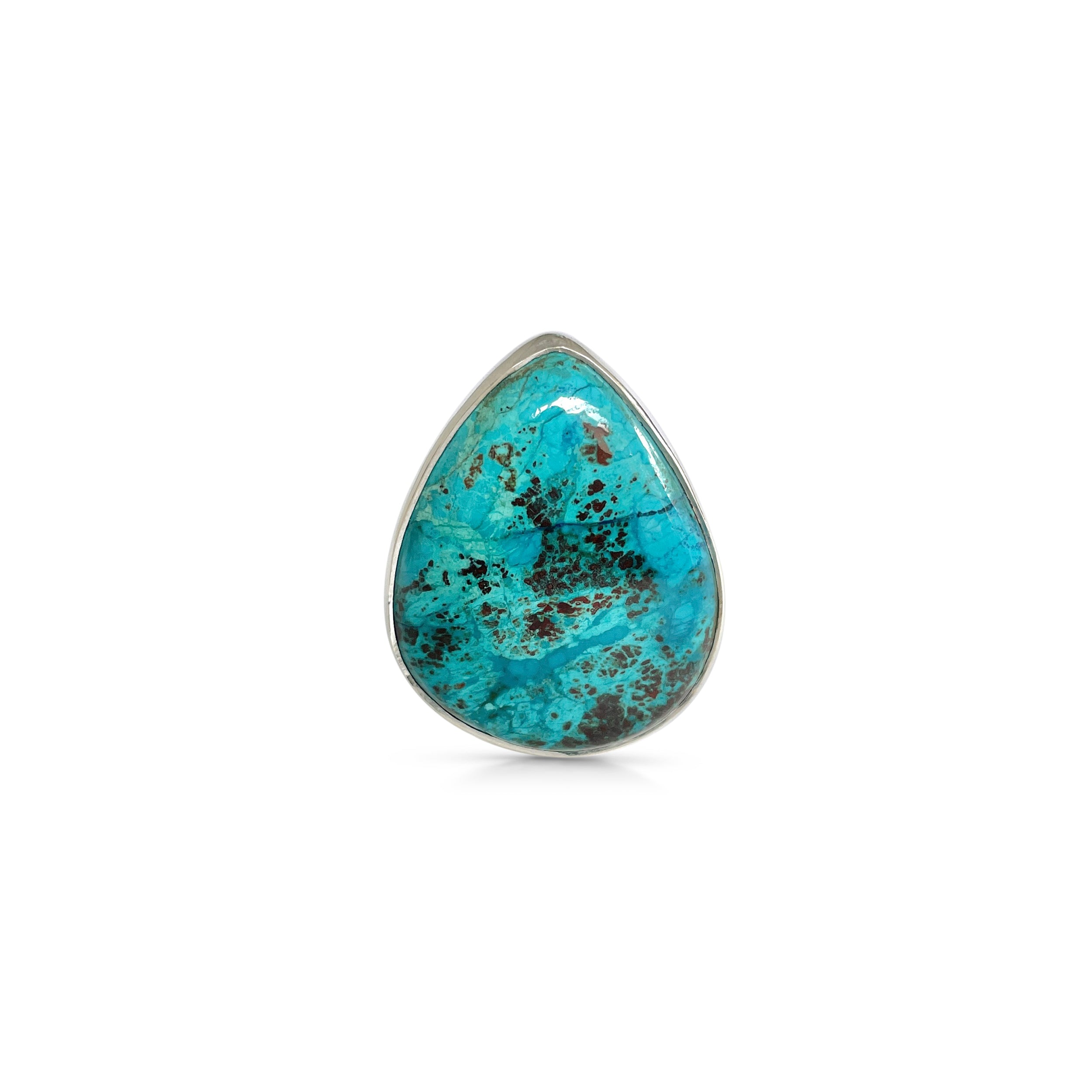 Shattuckite Ring-(STK-2-82)