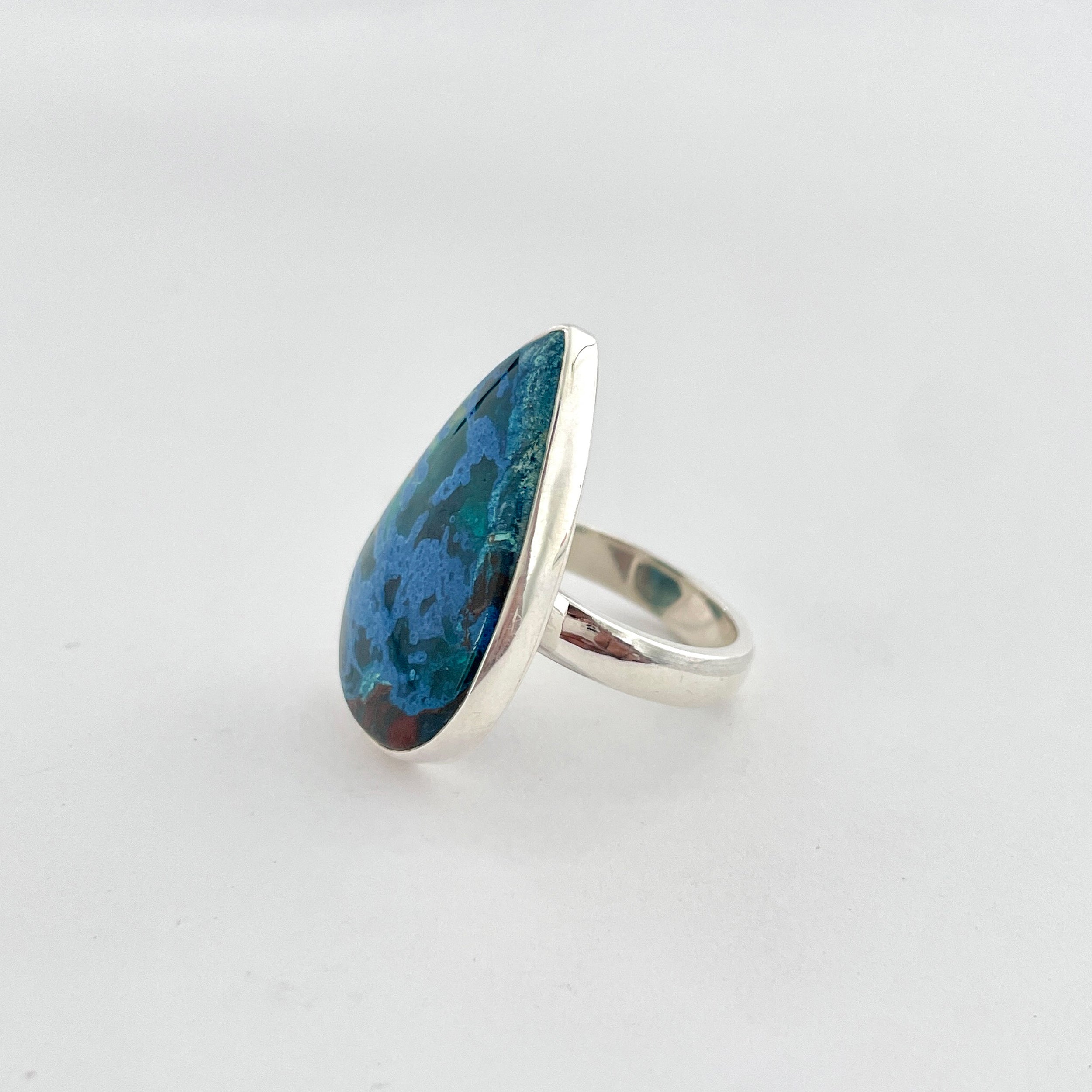 Shattuckite Ring-(STK-2-85)