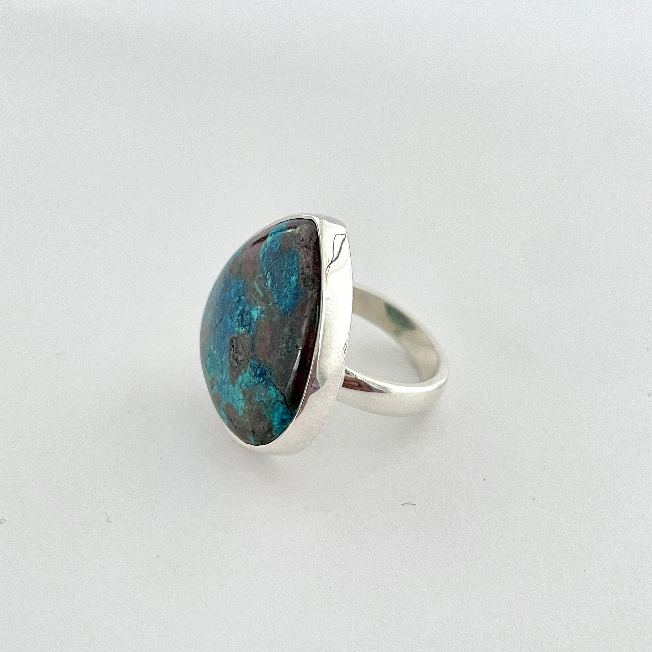 Shattuckite Ring-(STK-2-88)