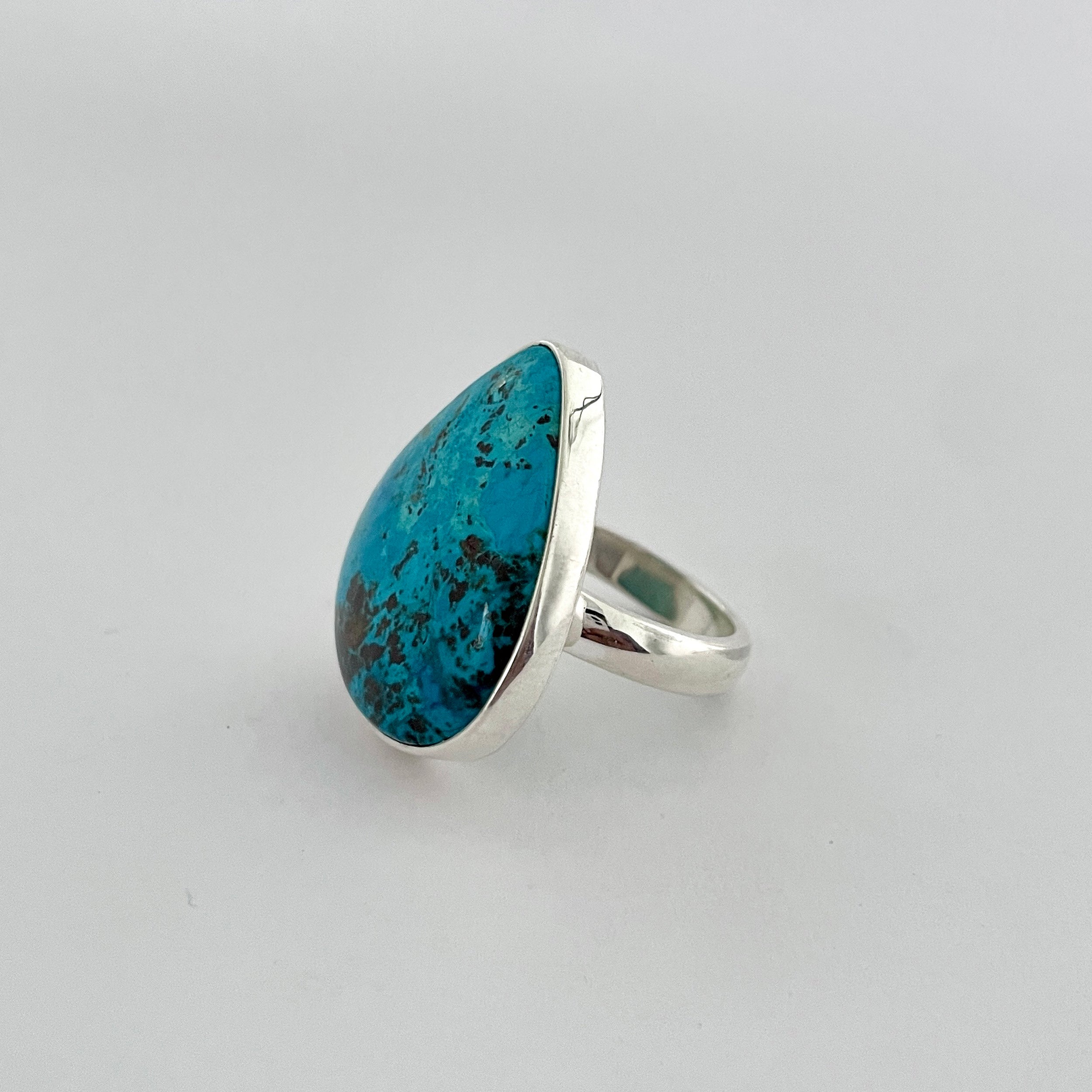 Shattuckite Ring-(STK-2-89)
