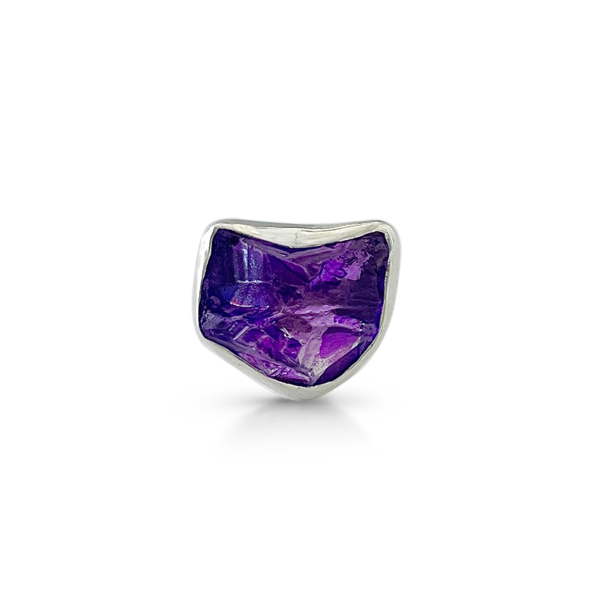 Titanium Druzy Purple Ring-(TDP-2-31)