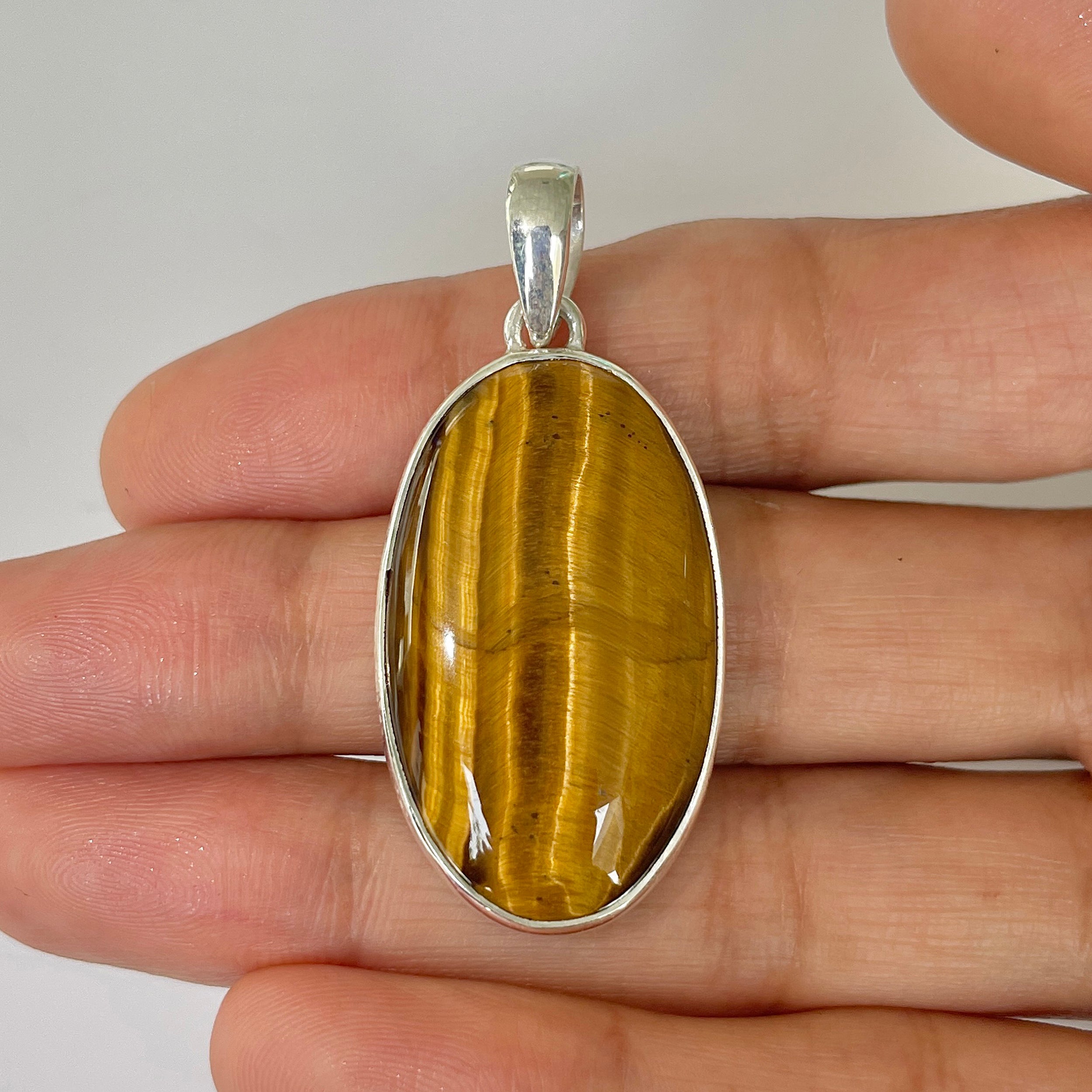 Tiger Eye Pendant-(TGE-1-10)