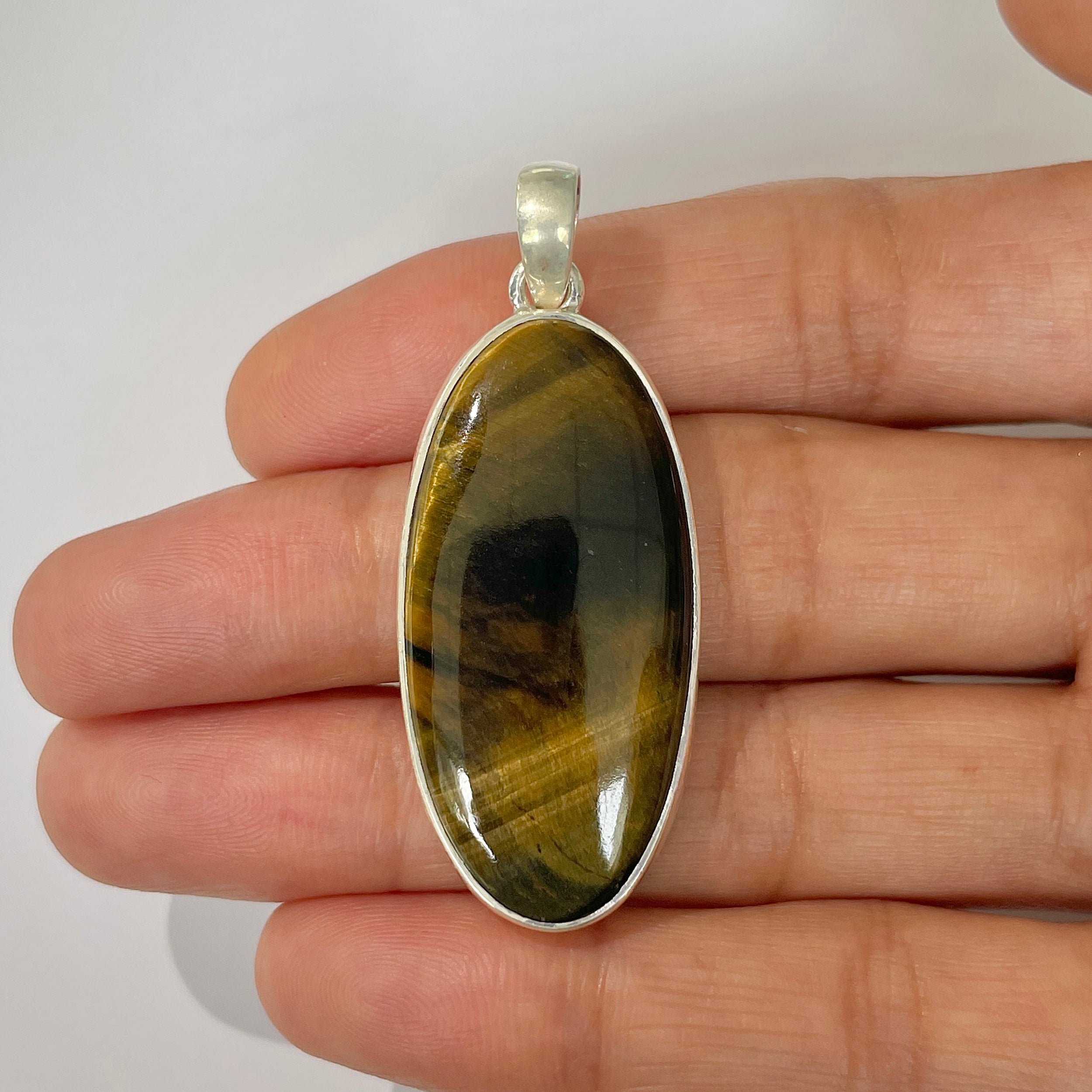 Tiger Eye Pendant-(TGE-1-11)