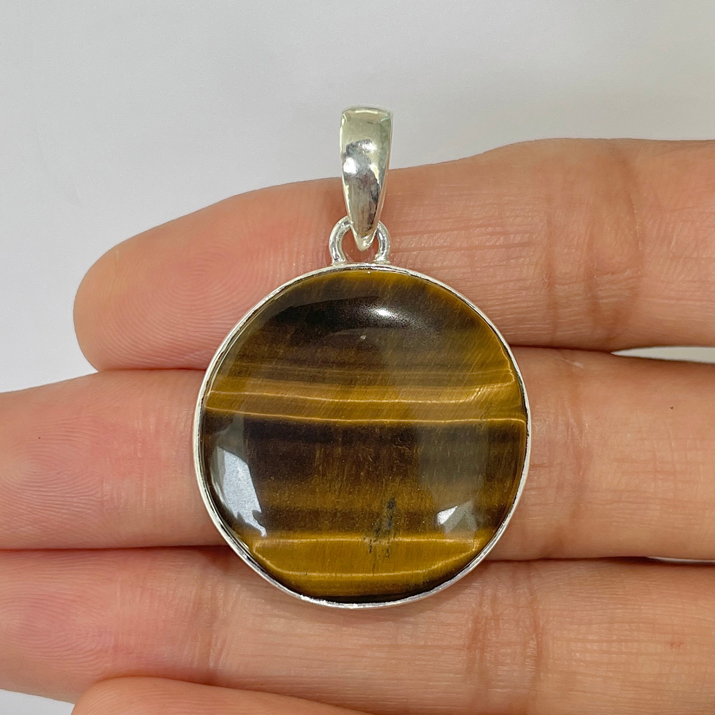 Tiger Eye Pendant-(TGE-1-14)