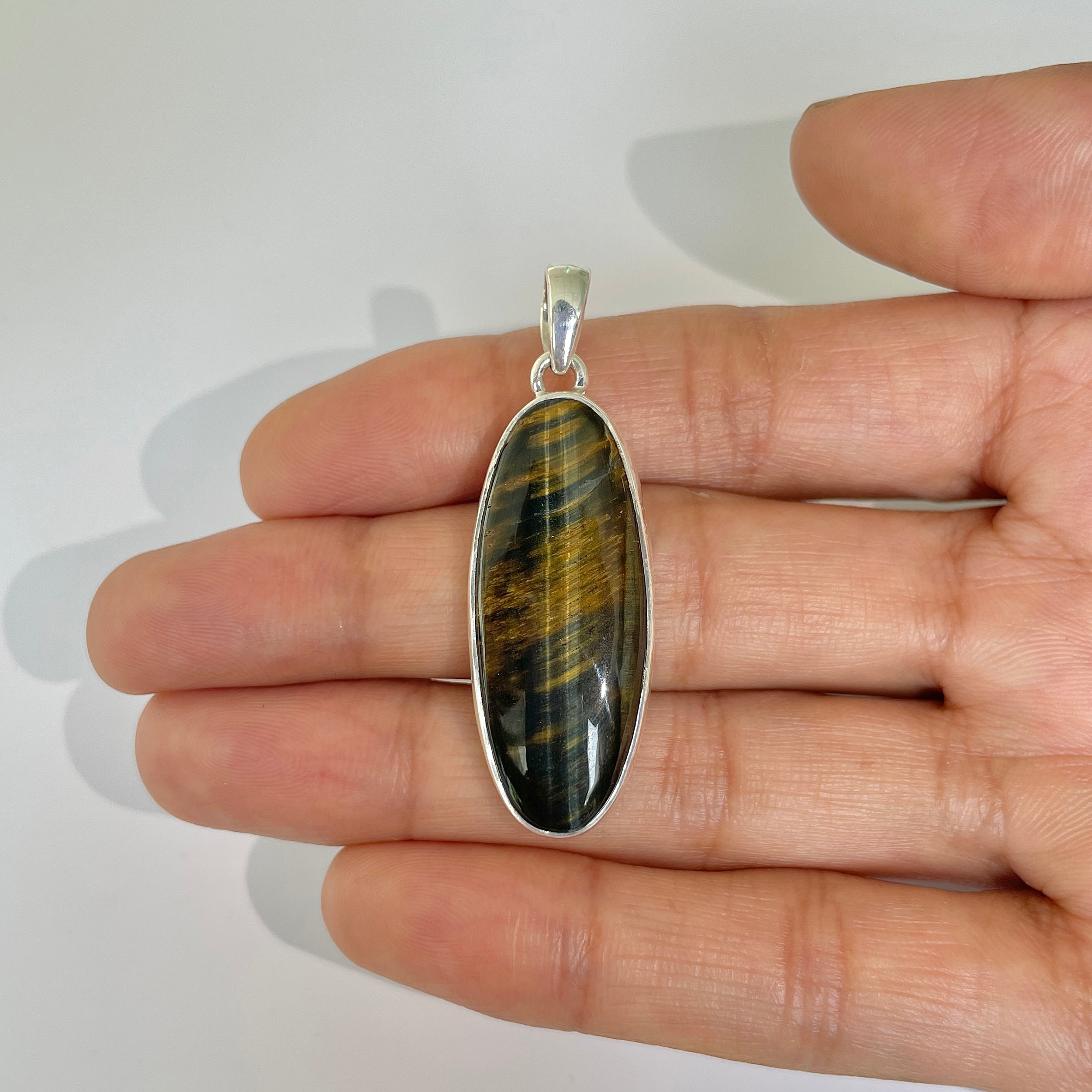 Tiger Eye Pendant-(TGE-1-16)