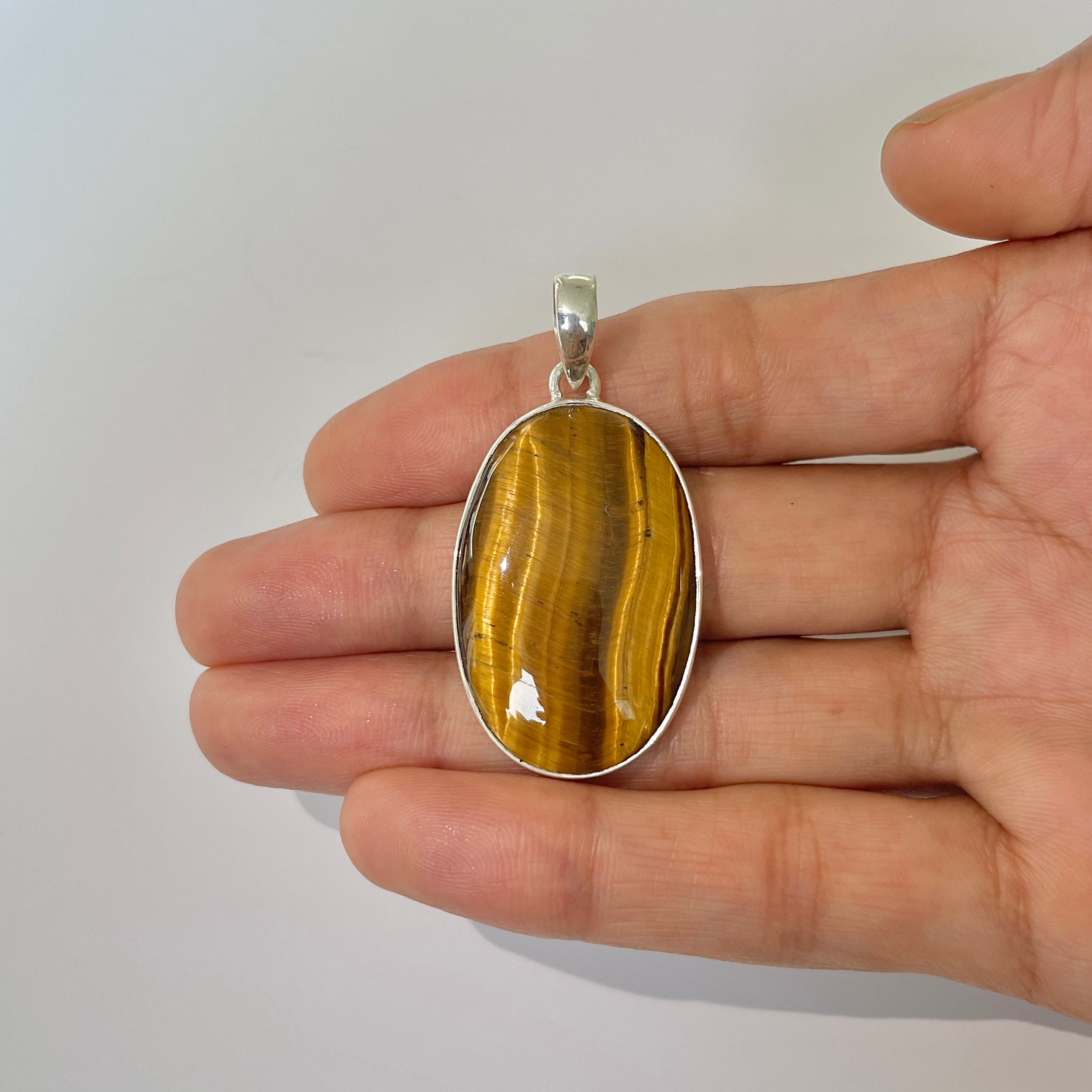 Tiger Eye Pendant-(TGE-1-21)