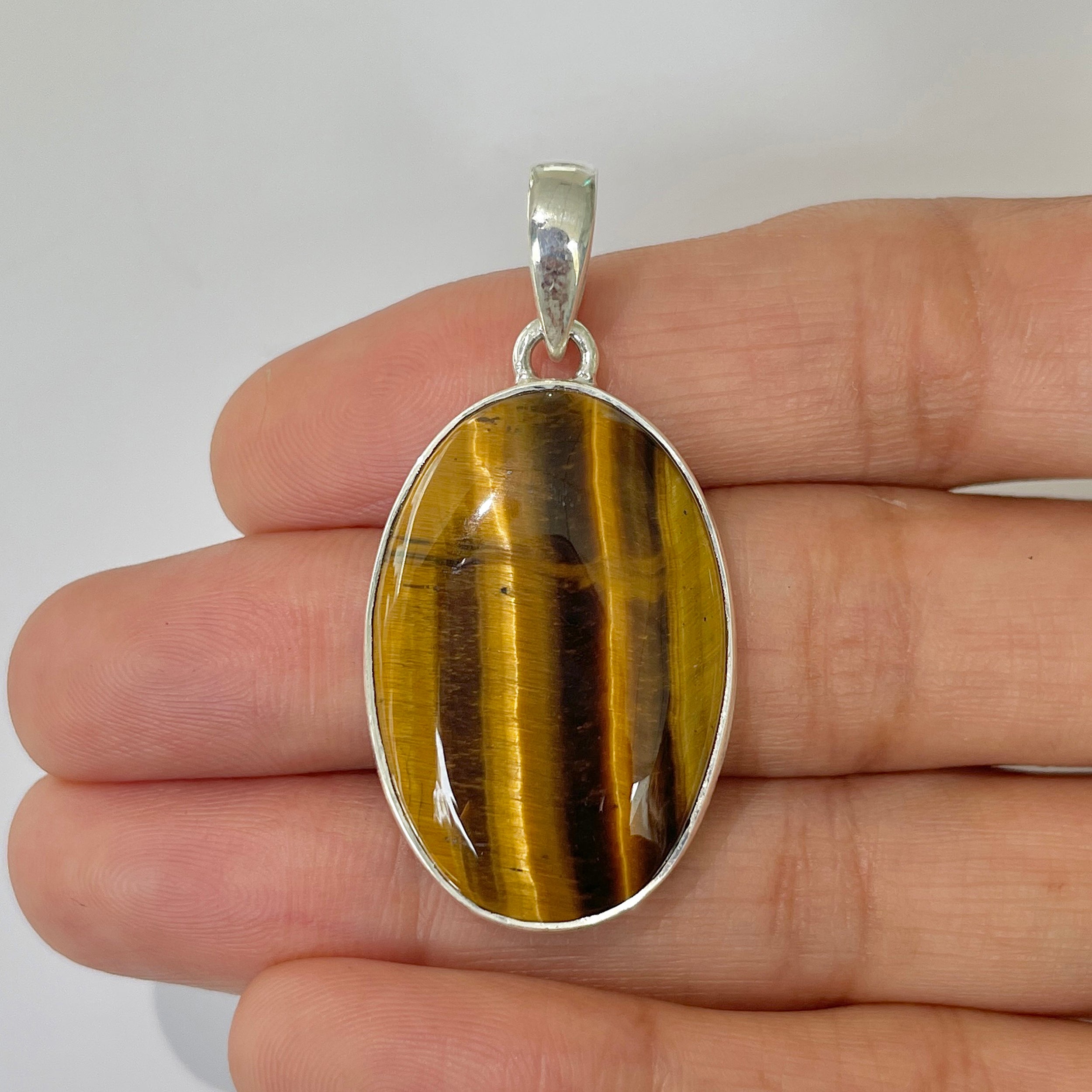 Tiger Eye Pendant-(TGE-1-3)