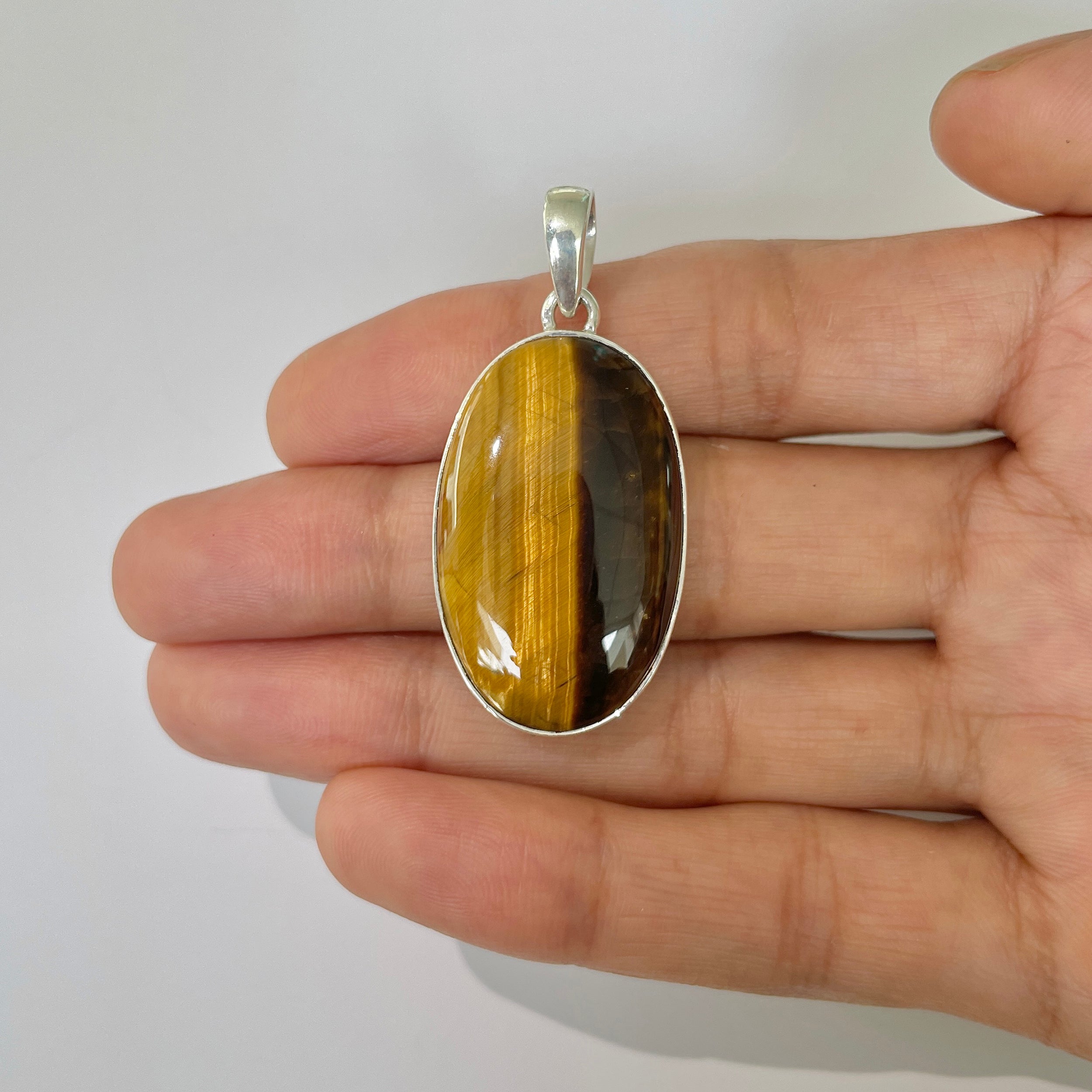 Tiger Eye Pendant-(TGE-1-30)