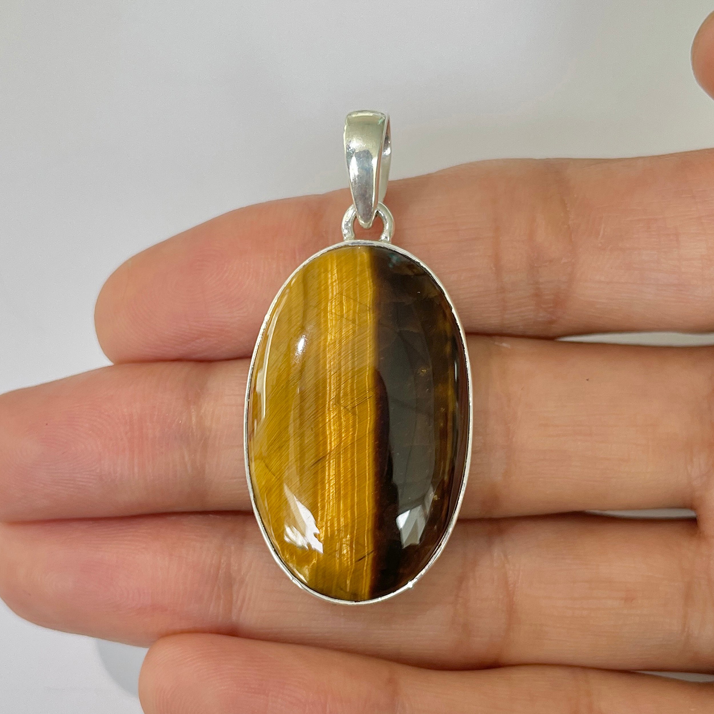 Tiger Eye Pendant-(TGE-1-30)