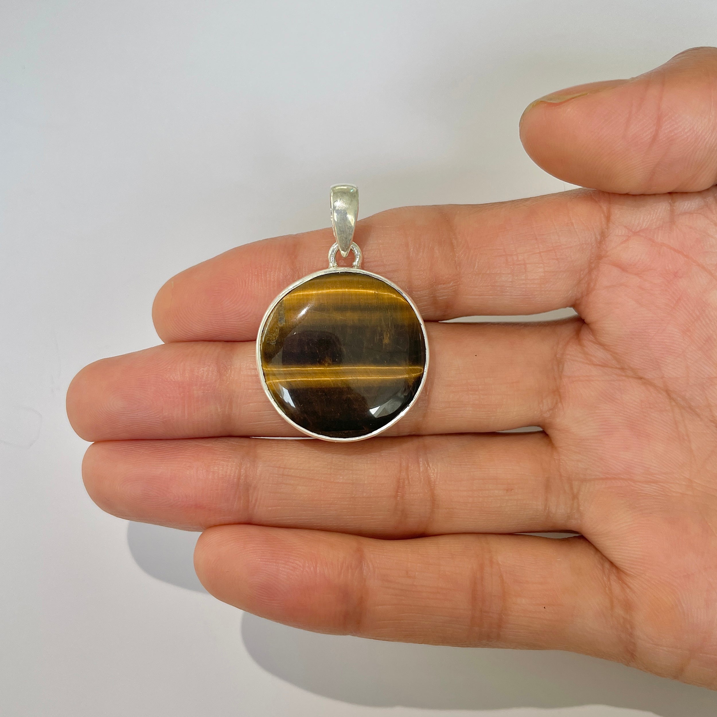 Tiger Eye Pendant-(TGE-1-31)