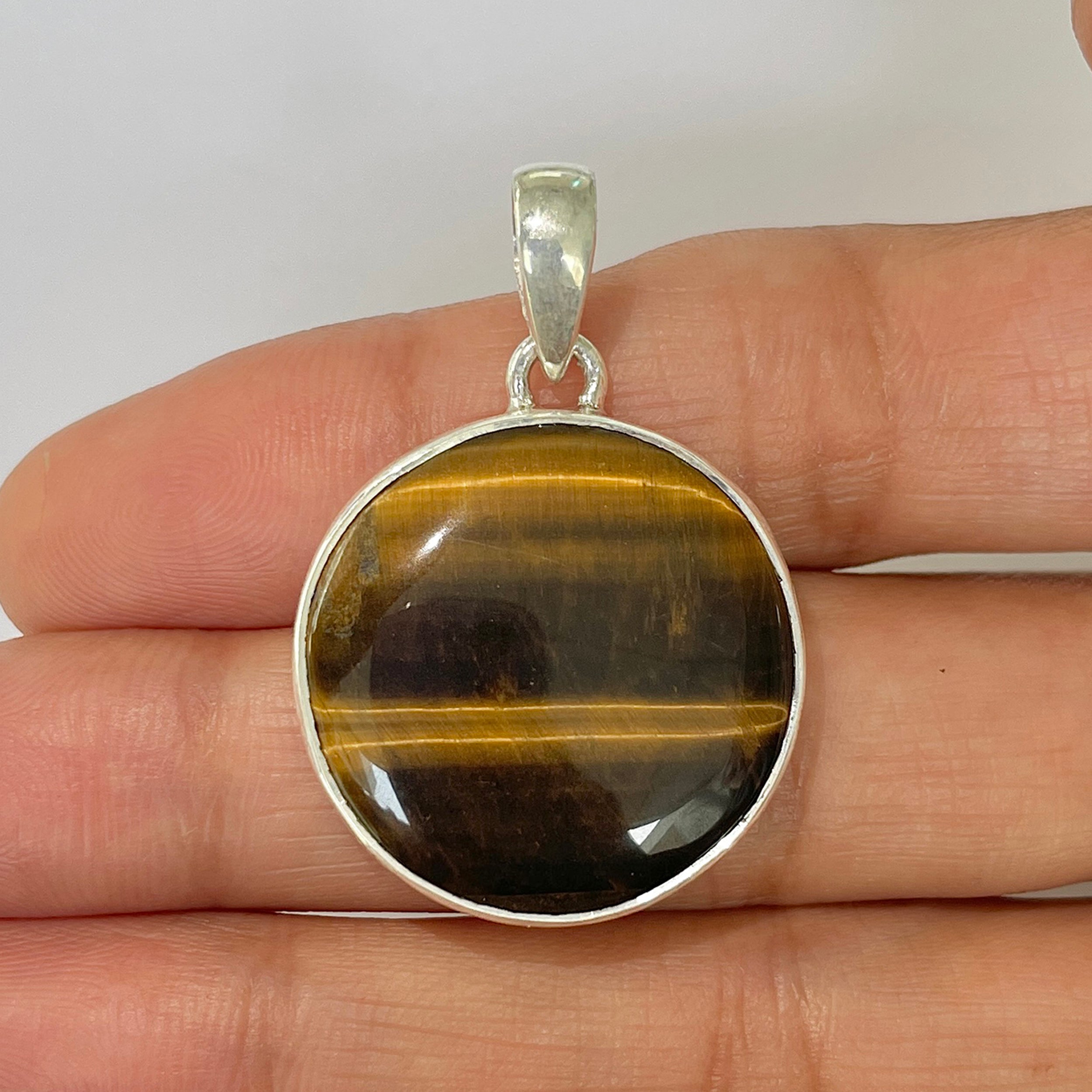 Tiger Eye Pendant-(TGE-1-31)