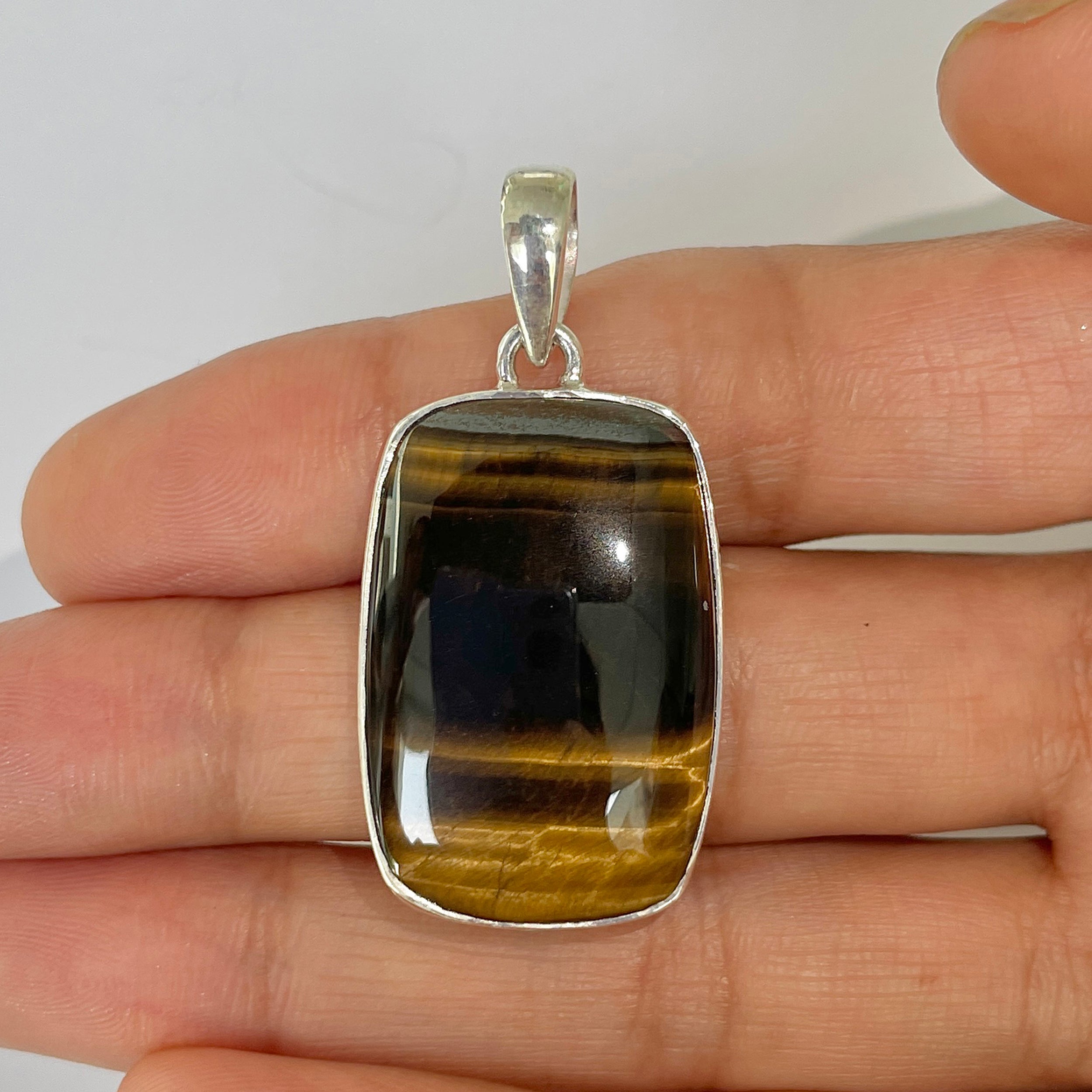 Tiger Eye Pendant-(TGE-1-33)