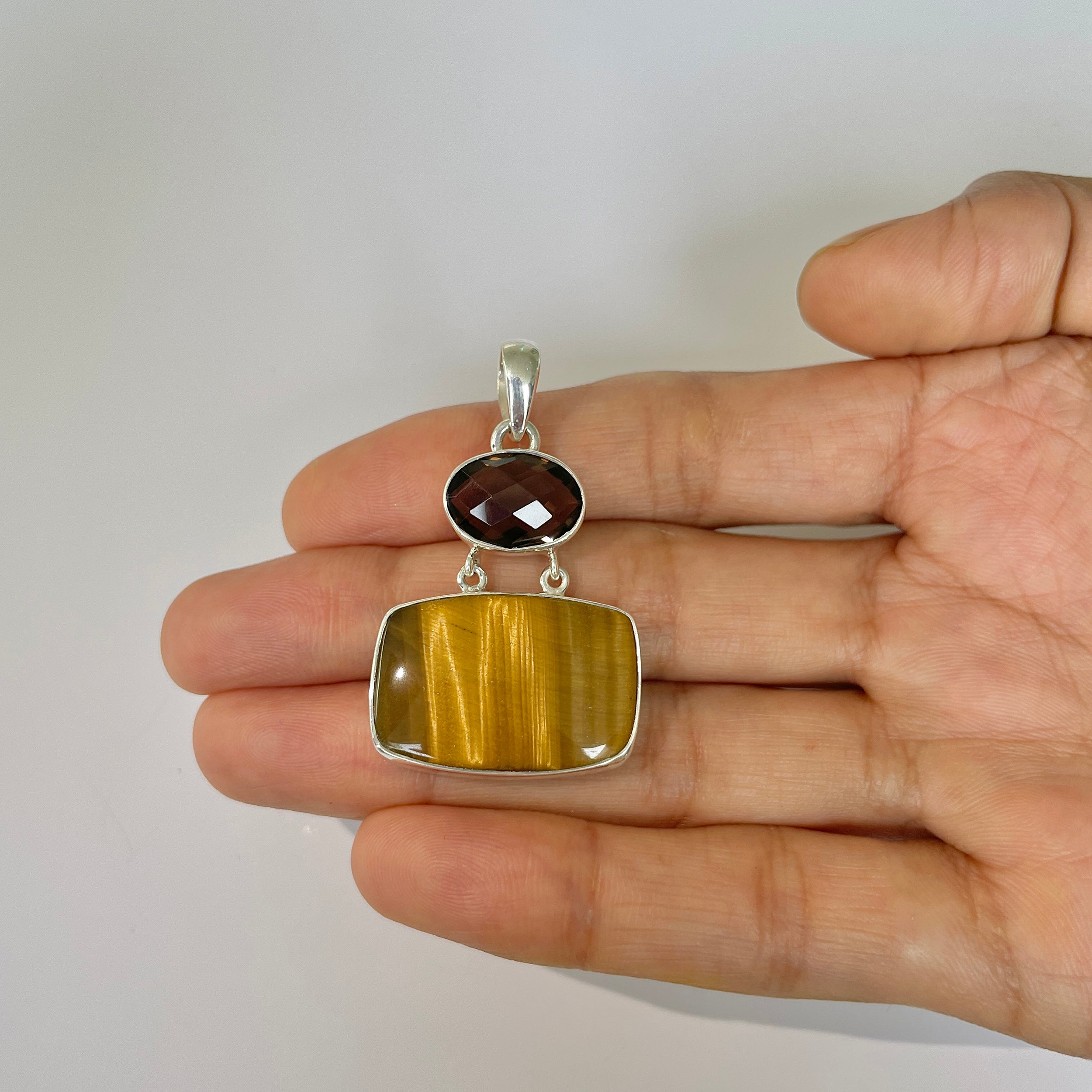 Tiger Eye Pendant-(TGE-1-34)