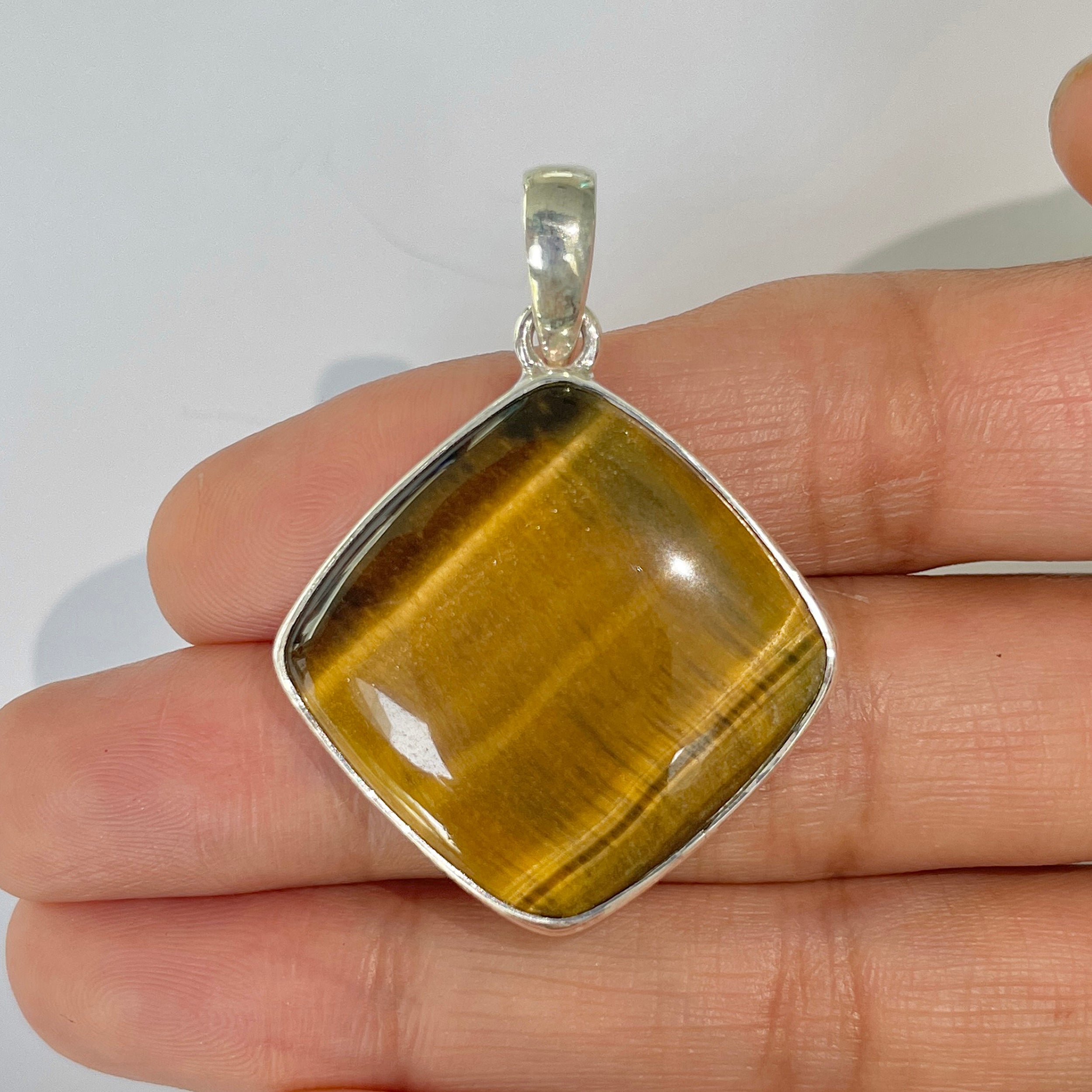 Tiger Eye Pendant-(TGE-1-35)