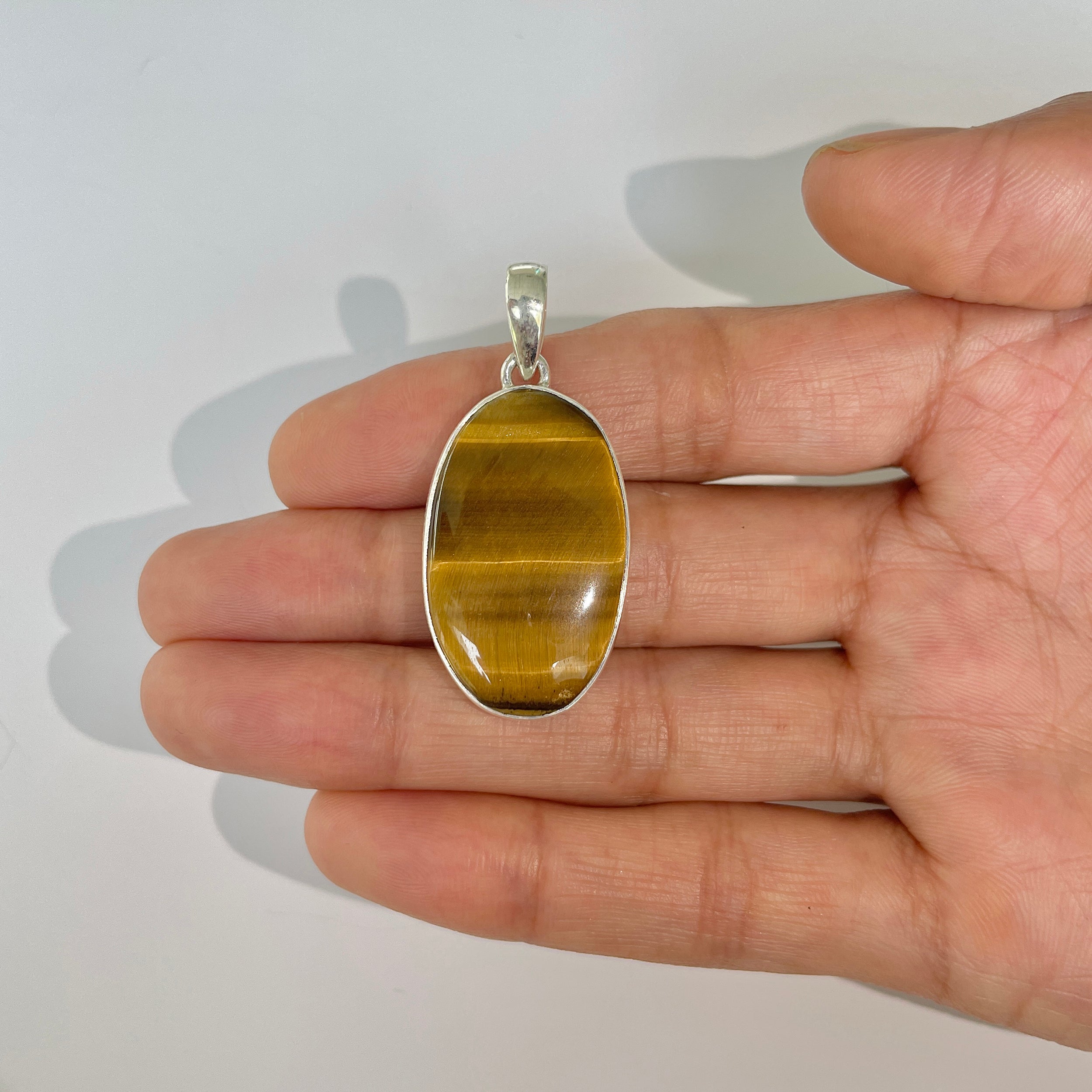 Tiger Eye Pendant-(TGE-1-38)