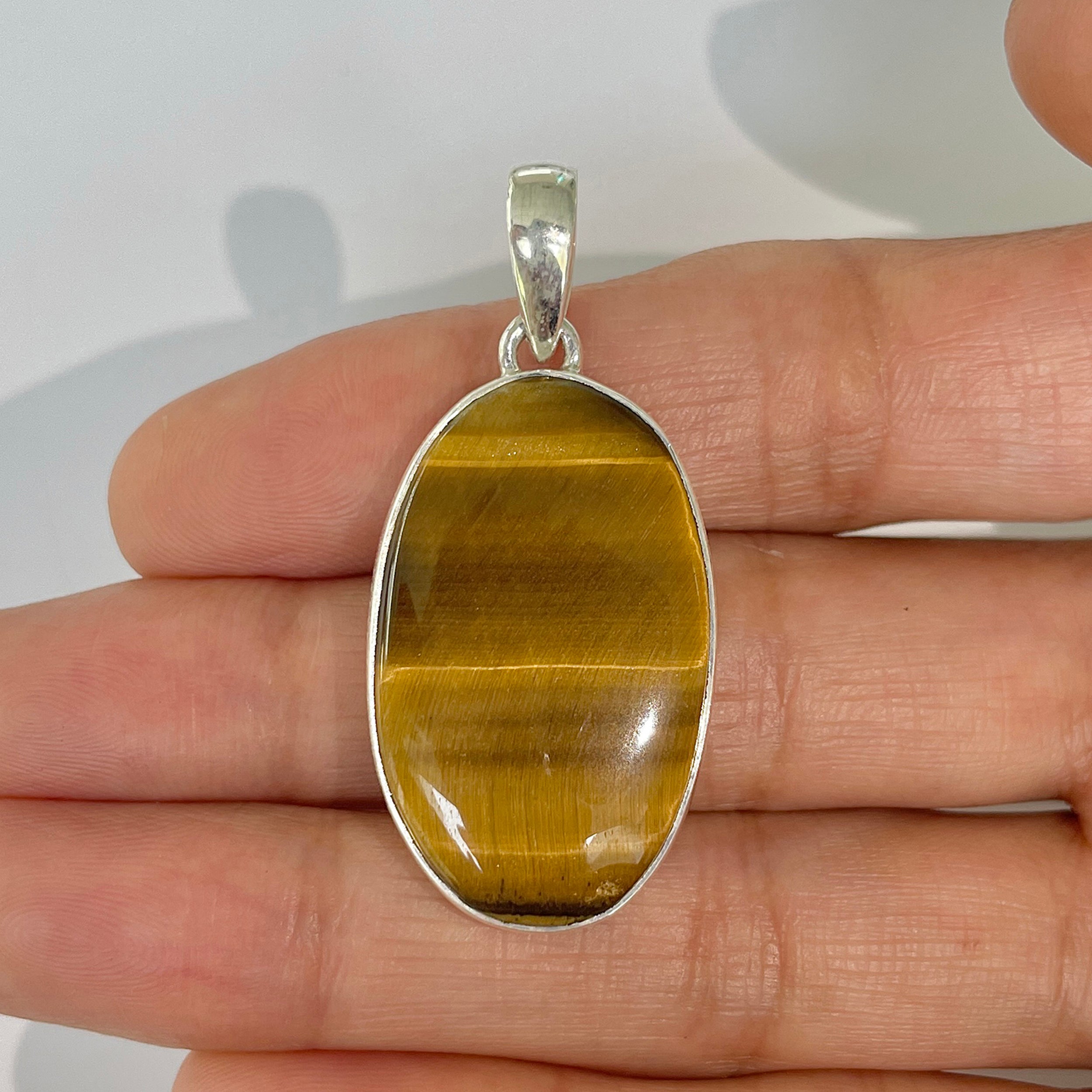 Tiger Eye Pendant-(TGE-1-38)