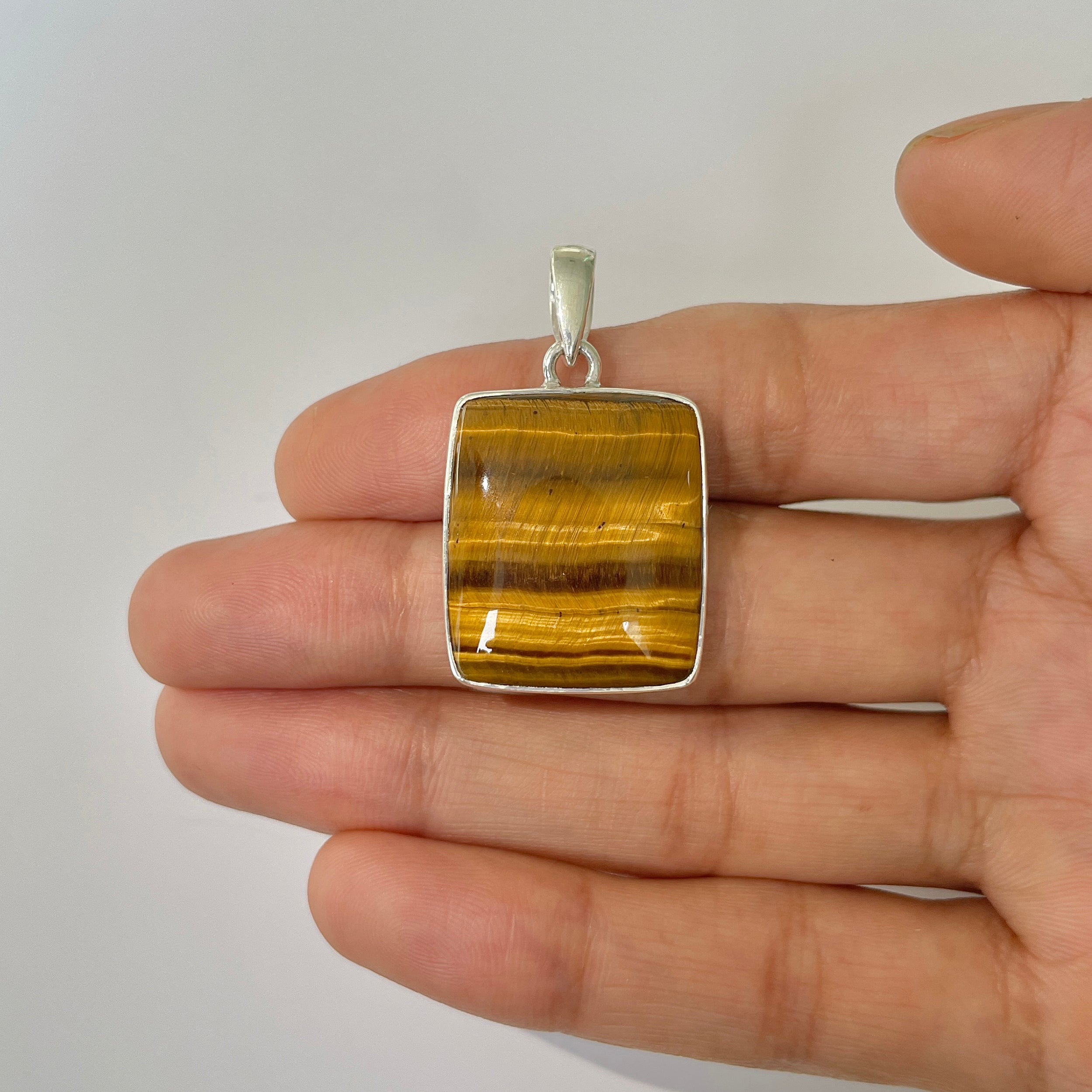 Tiger Eye Pendant-(TGE-1-5)