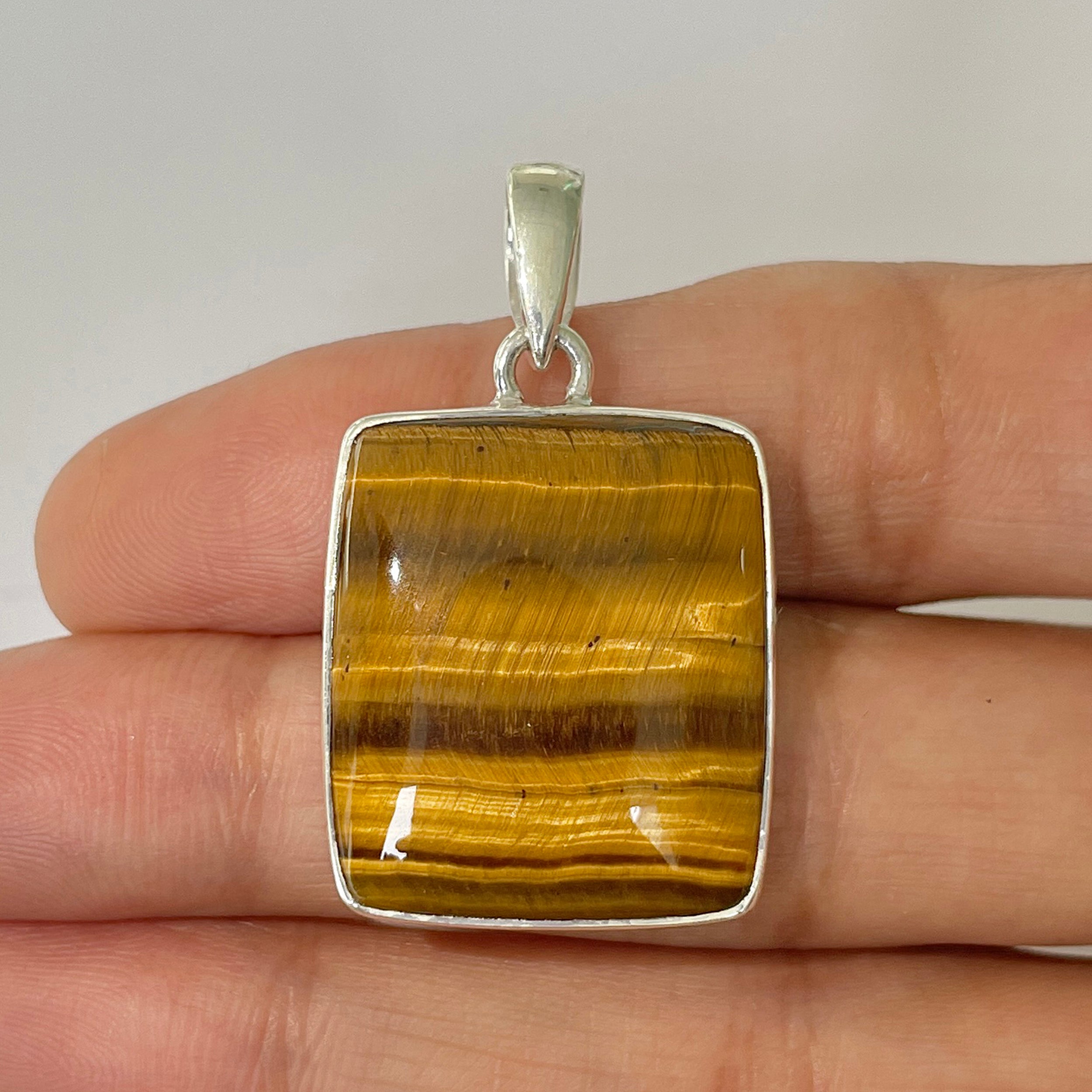 Tiger Eye Pendant-(TGE-1-5)