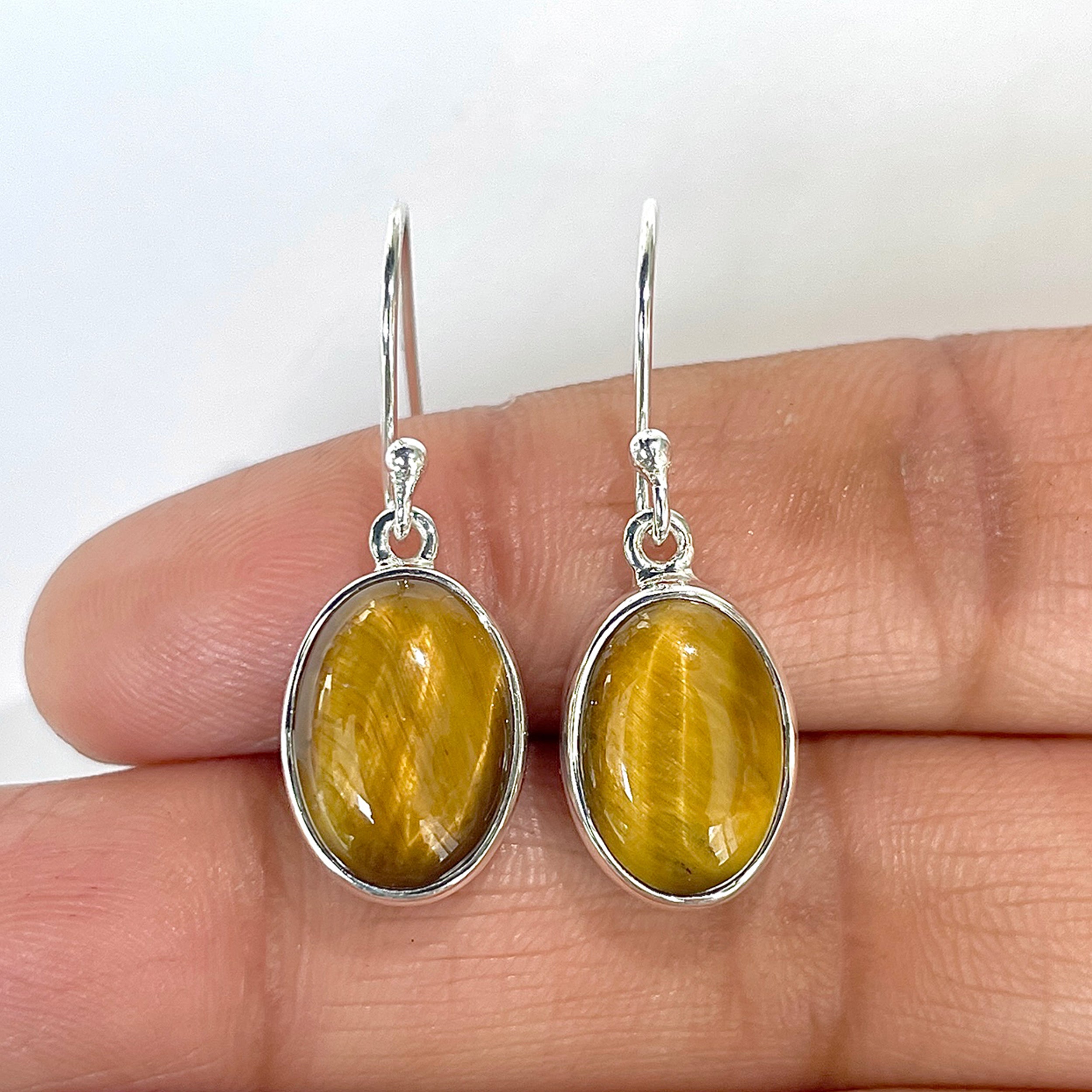 Tiger Eye Earring-(TGE-3-11)