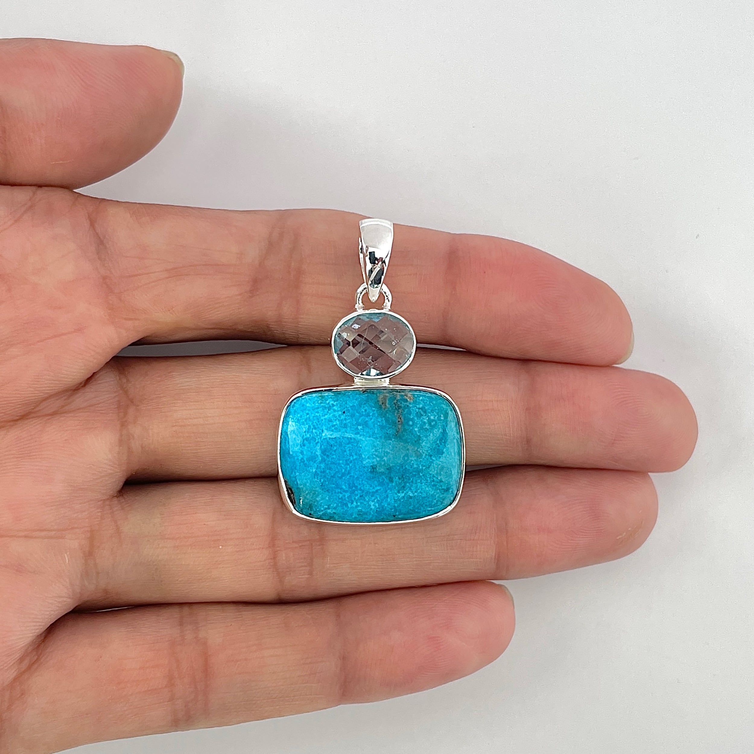 Turquoise Pendant-(TRQ-1-1)
