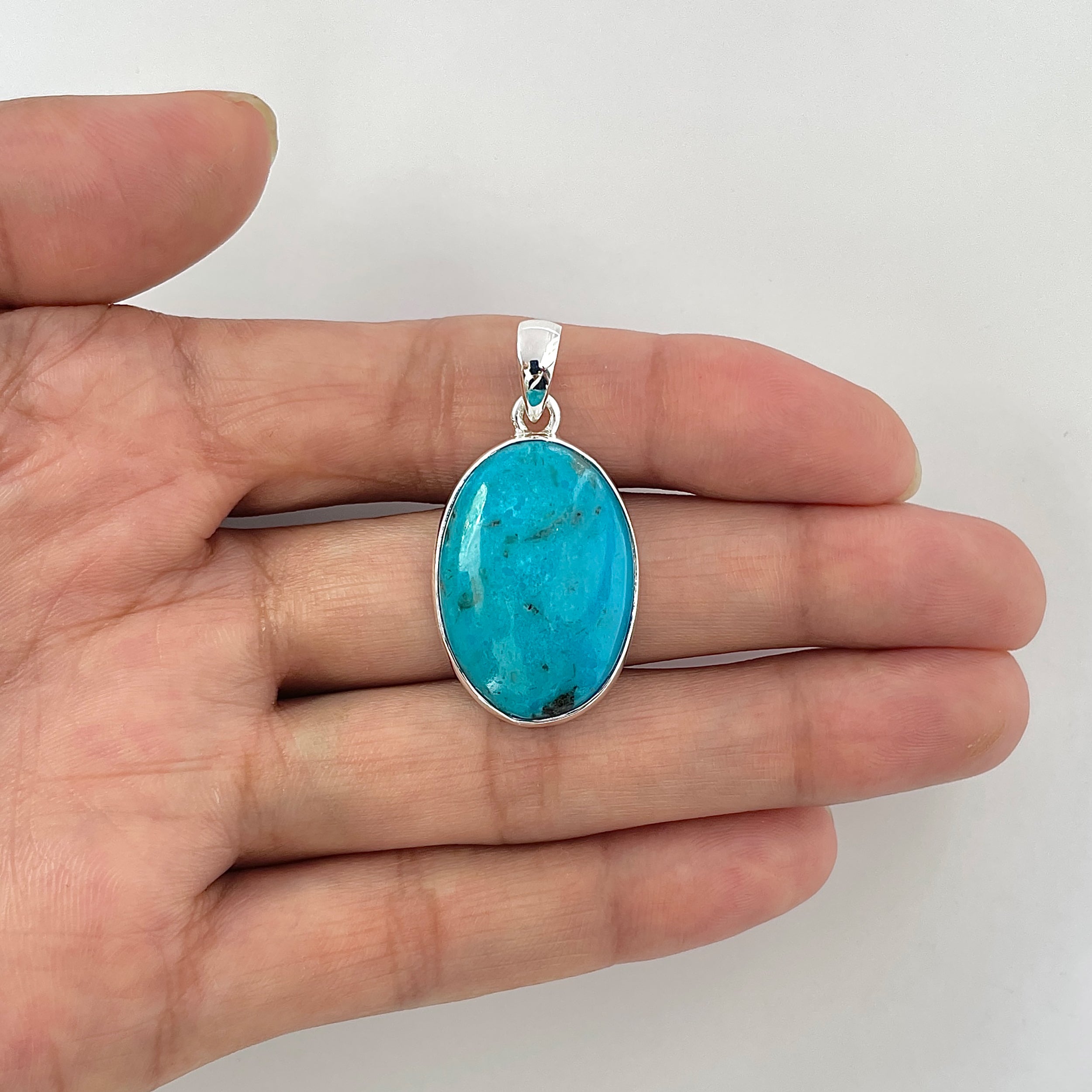 Turquoise Pendant-(TRQ-1-12)