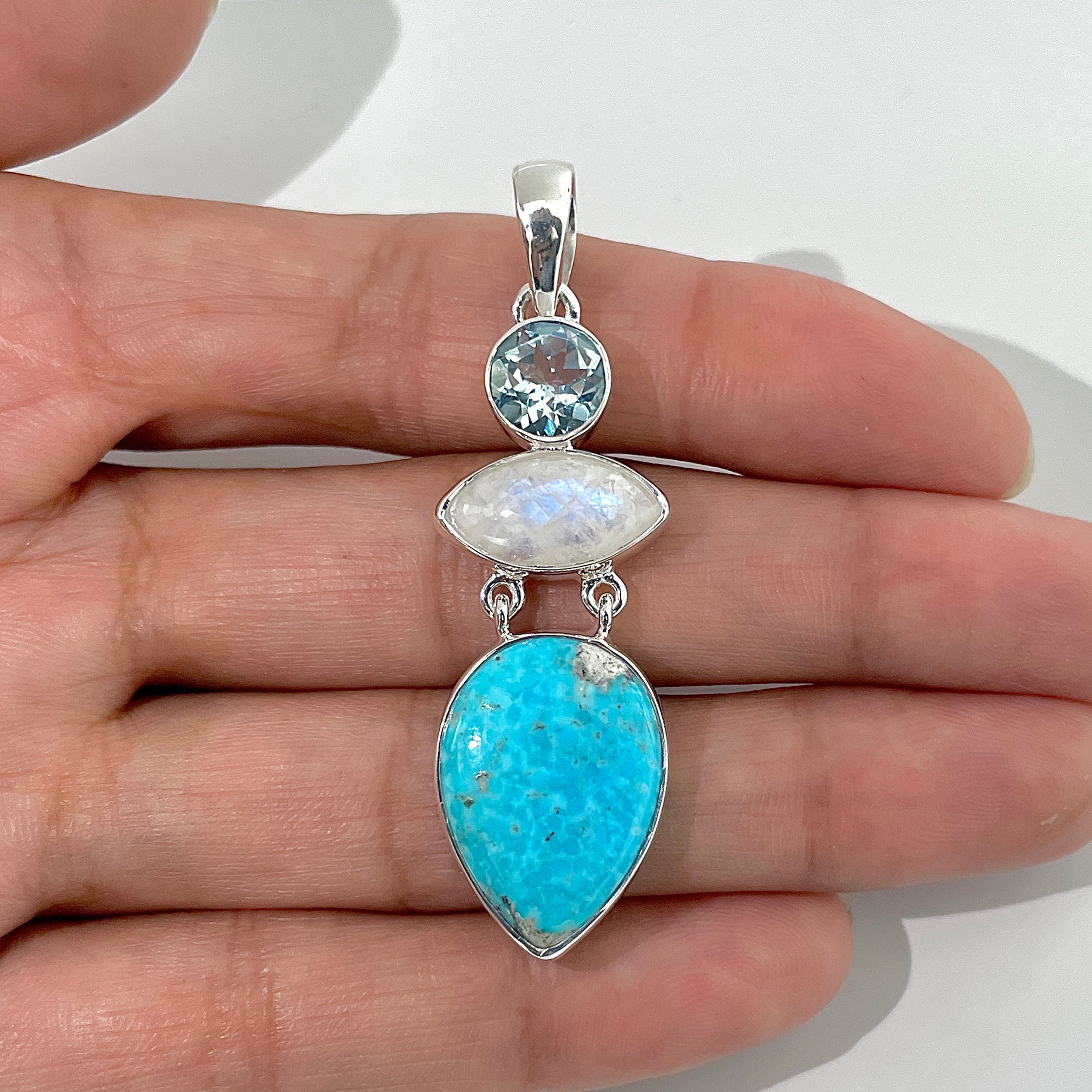 Turquoise Pendant-(TRQ-1-24)