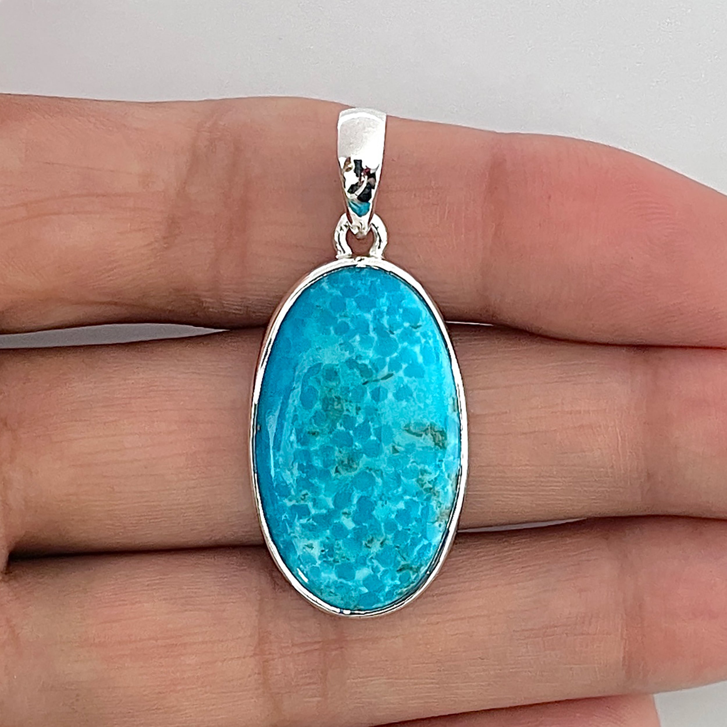 Turquoise Pendant-(TRQ-1-28)