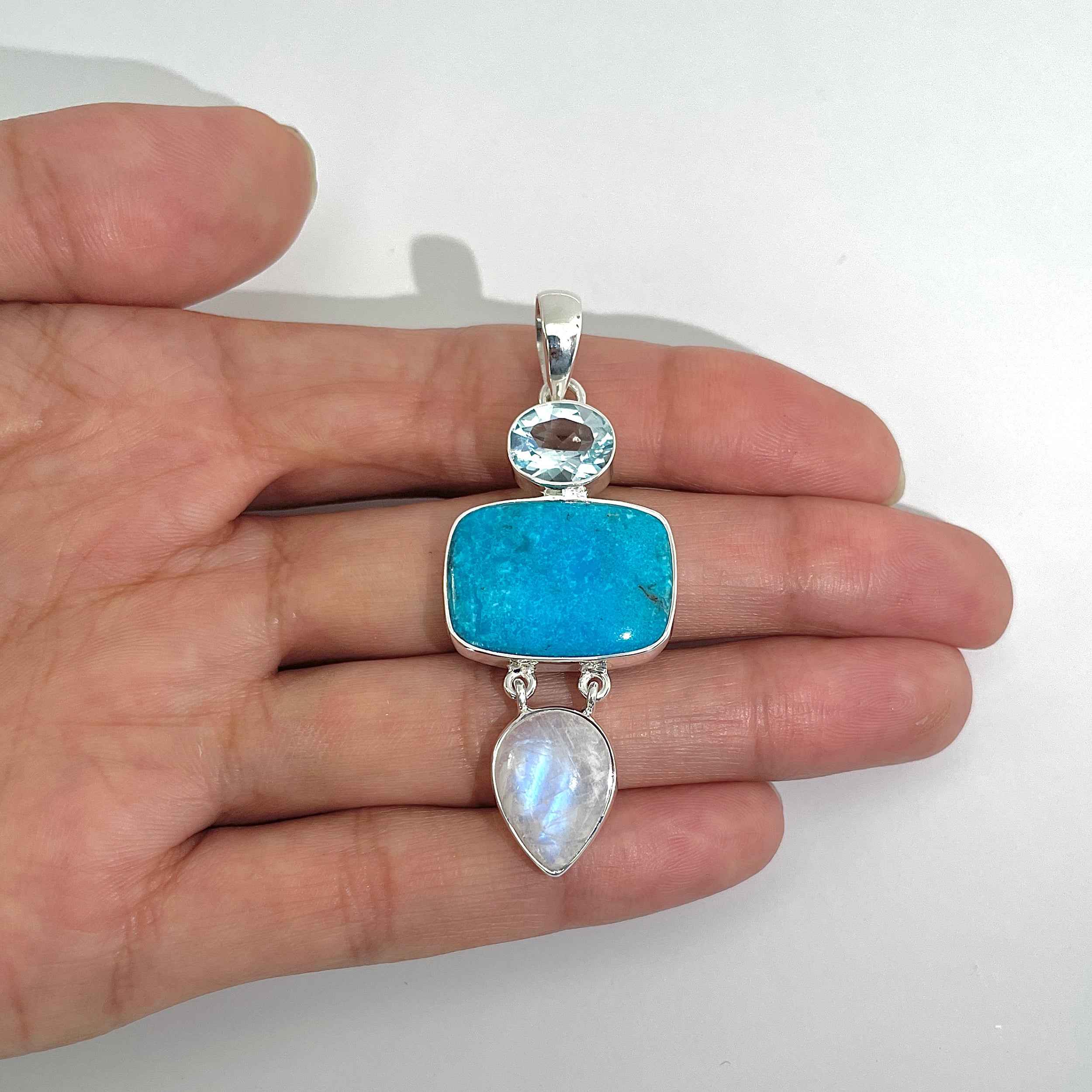 Turquoise Pendant-(TRQ-1-3)